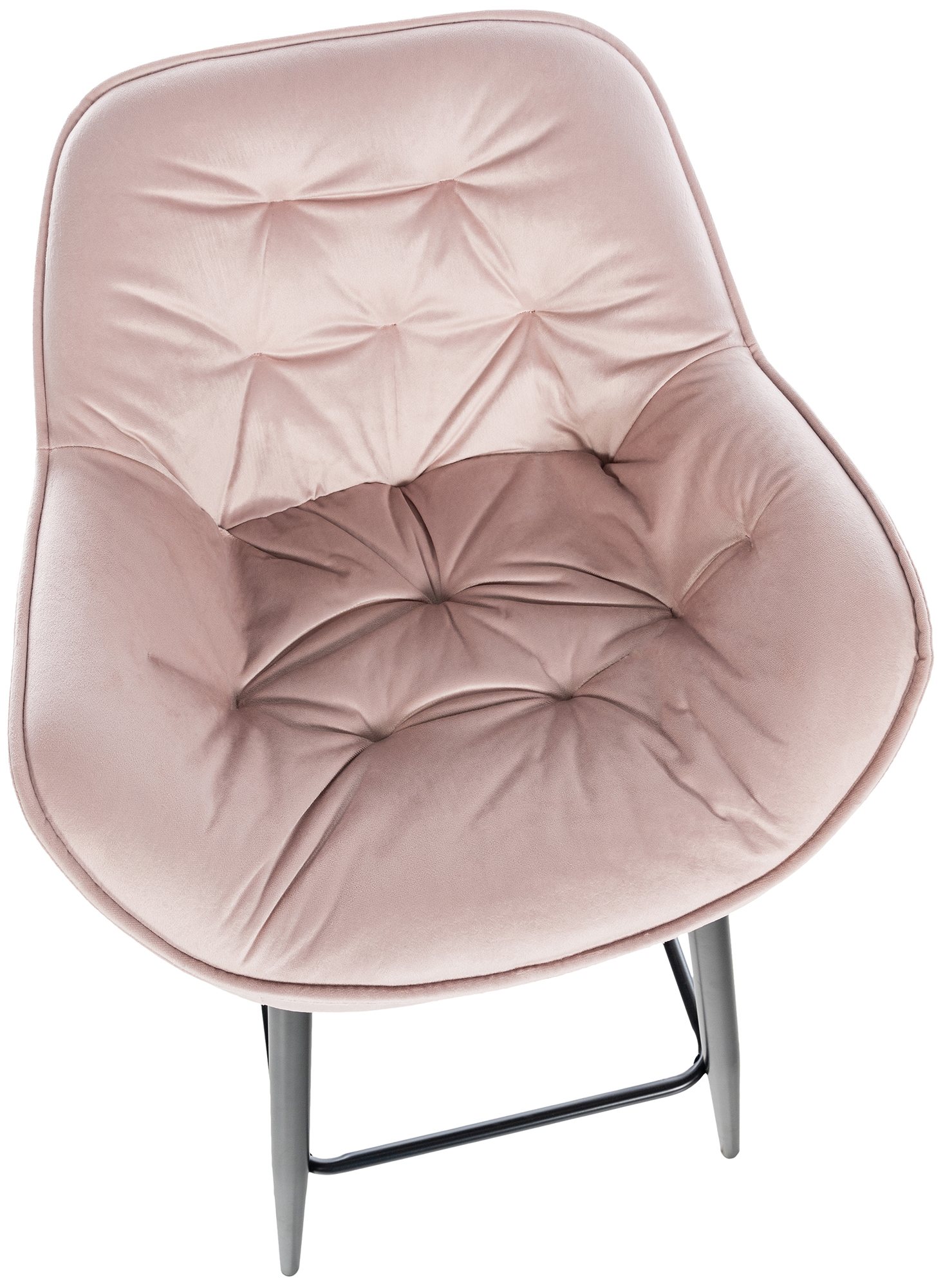 Barhocker Gibson Samt Sitzhöhe 76 cm