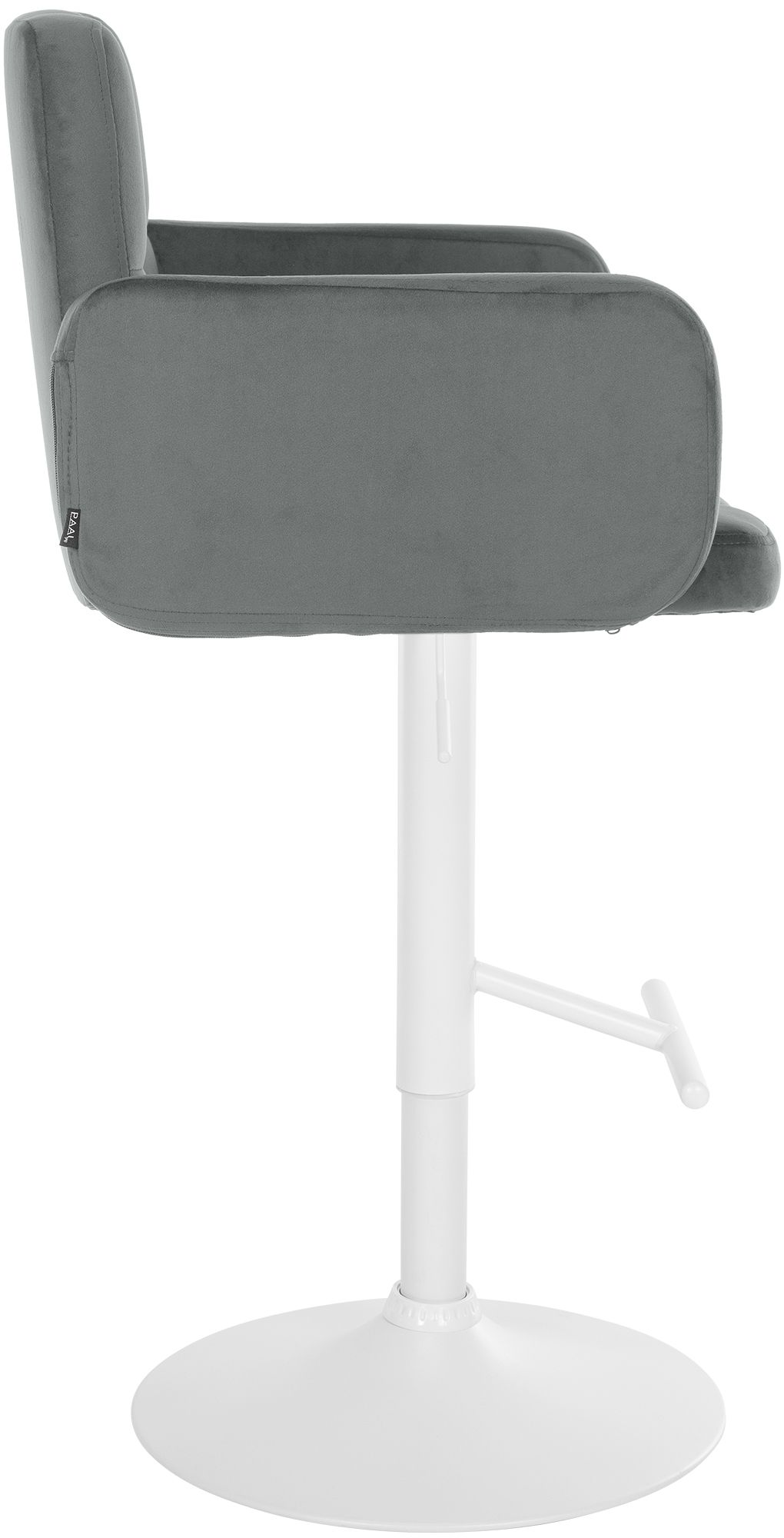 2er Set Barhocker Los Angeles Samt