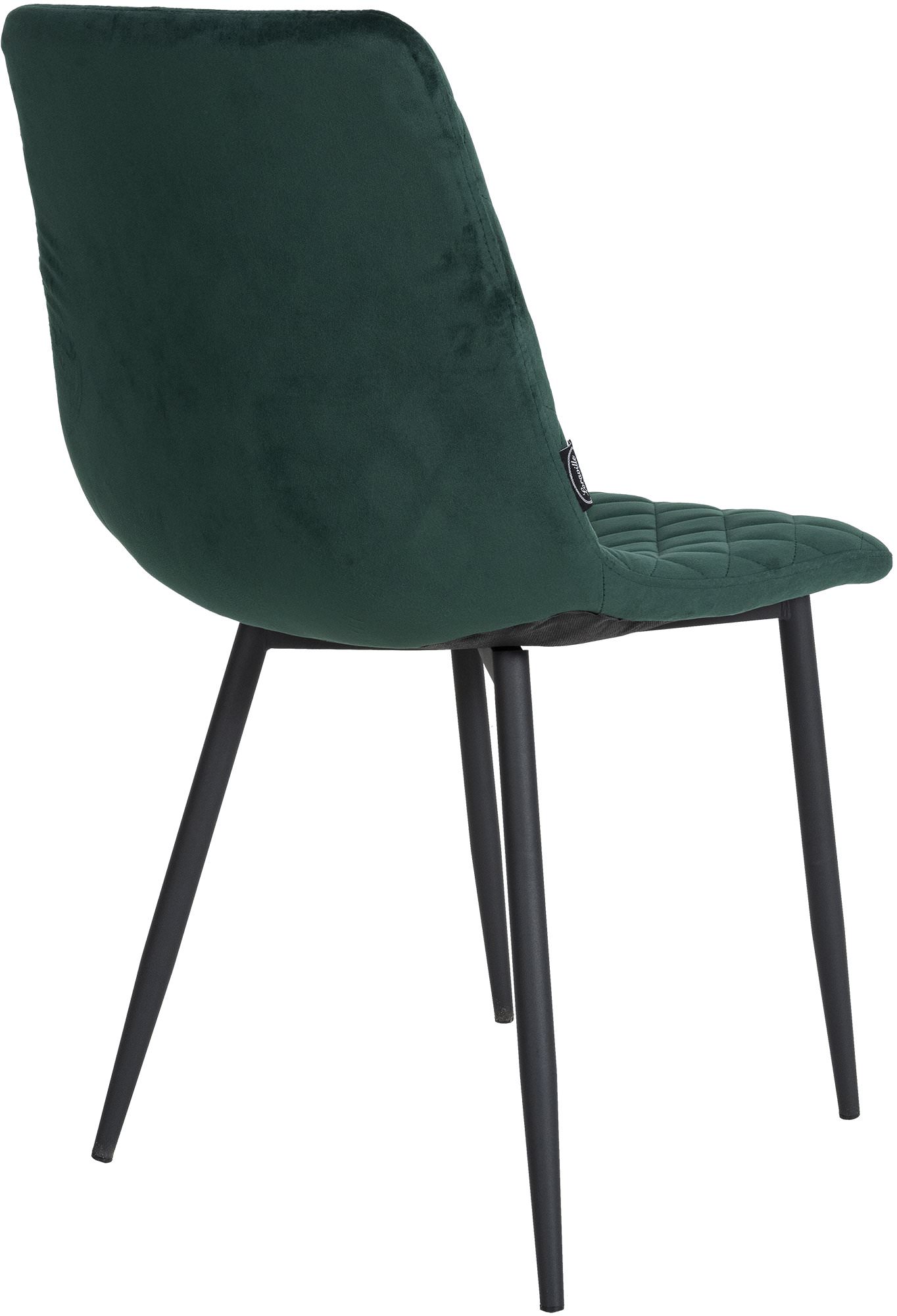 4er Set Stühle Telde Samt dunkelgrün