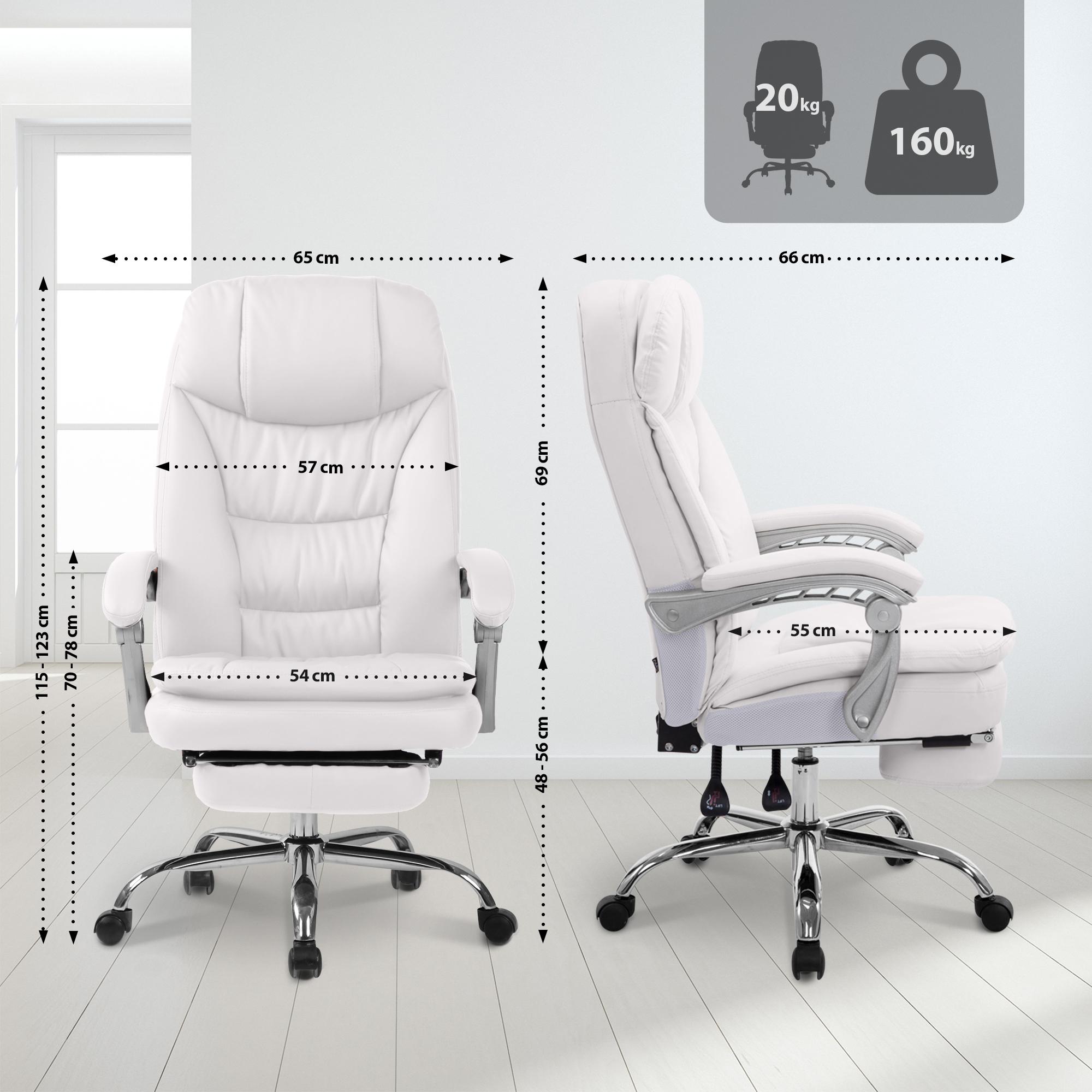 Bürostuhl XL Troy Kunstleder