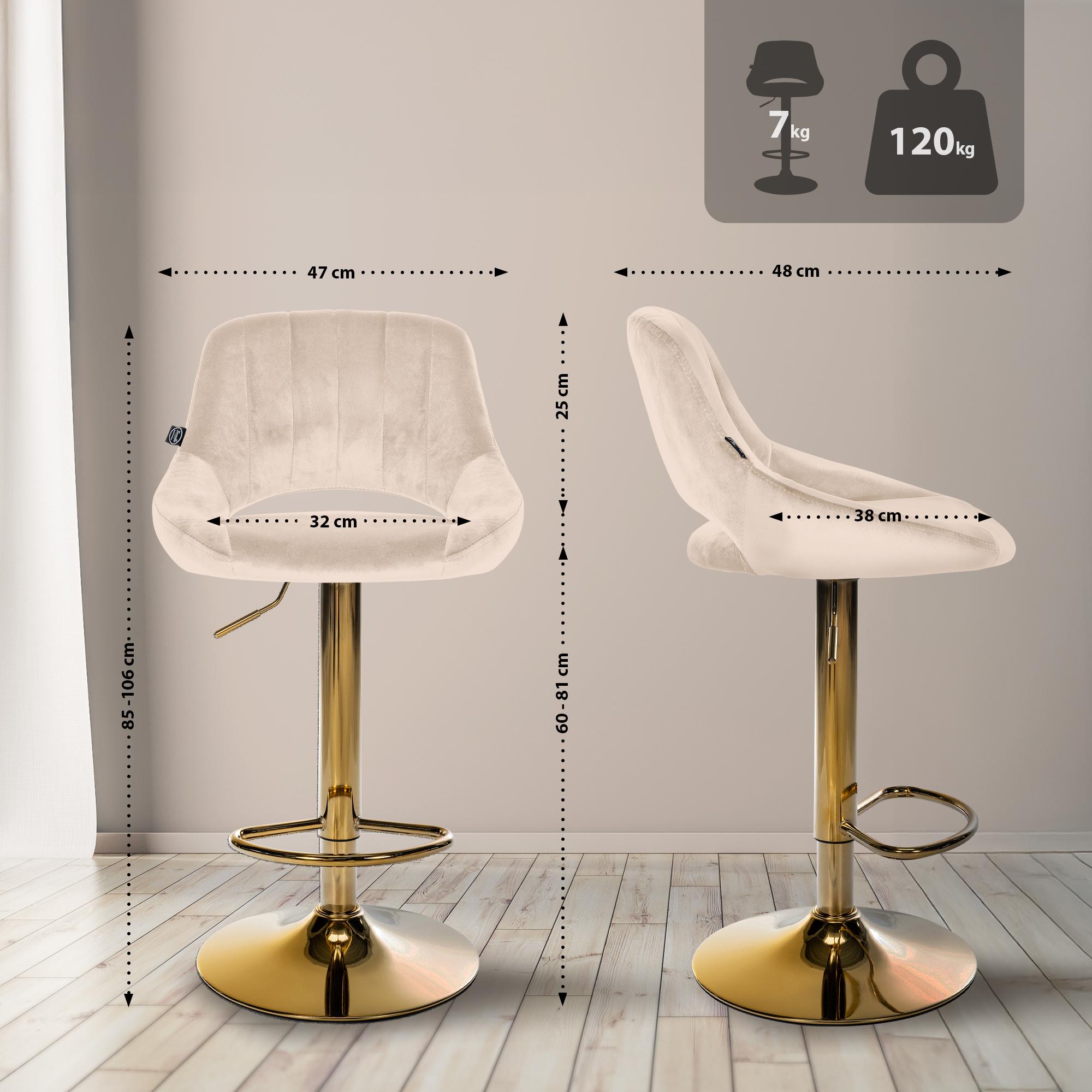 Barhocker Milet Samt