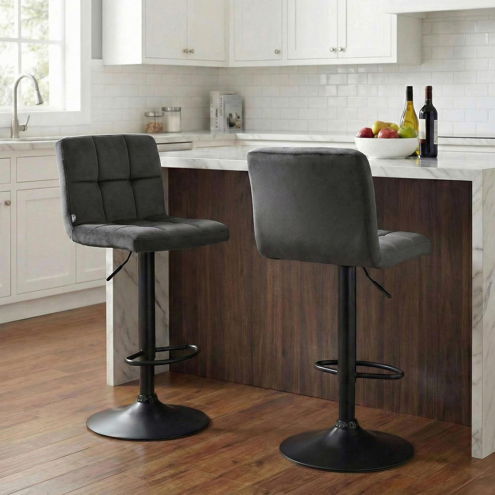 2er Set Barhocker Peru Samt