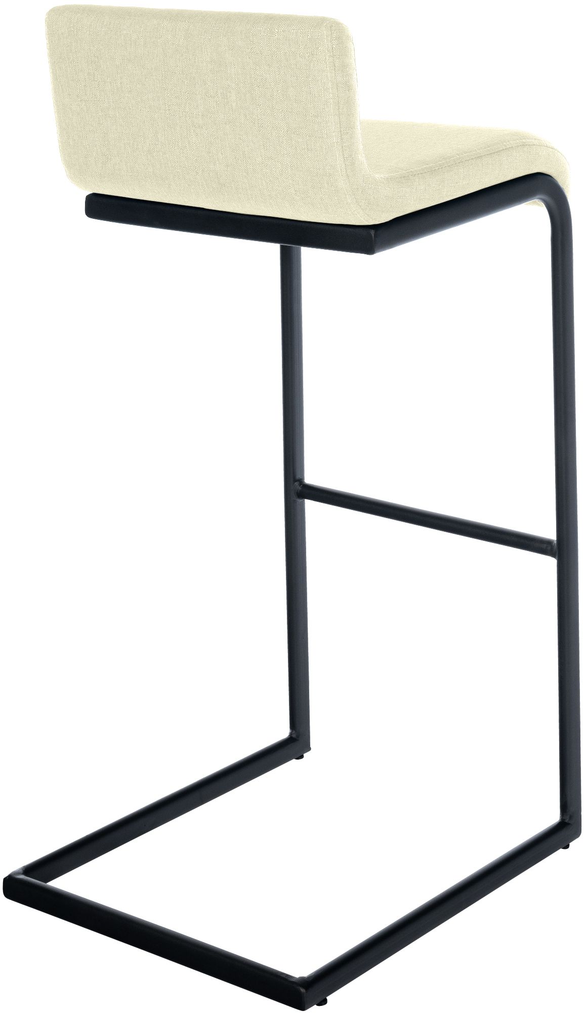 2er Set Barhocker Newport schwarzes Metallgestell