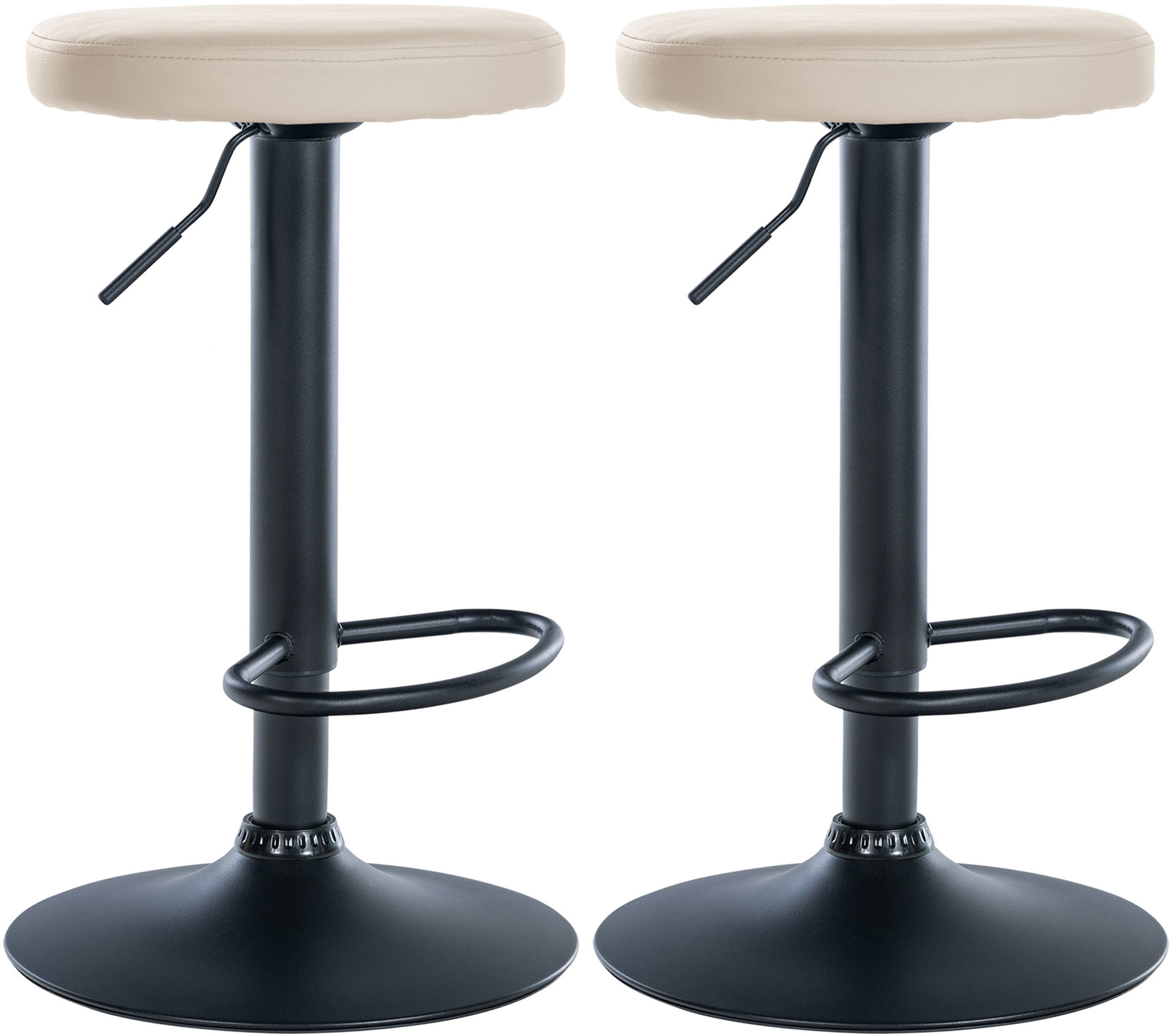 2er Set Barhocker Ponte Kunstleder
