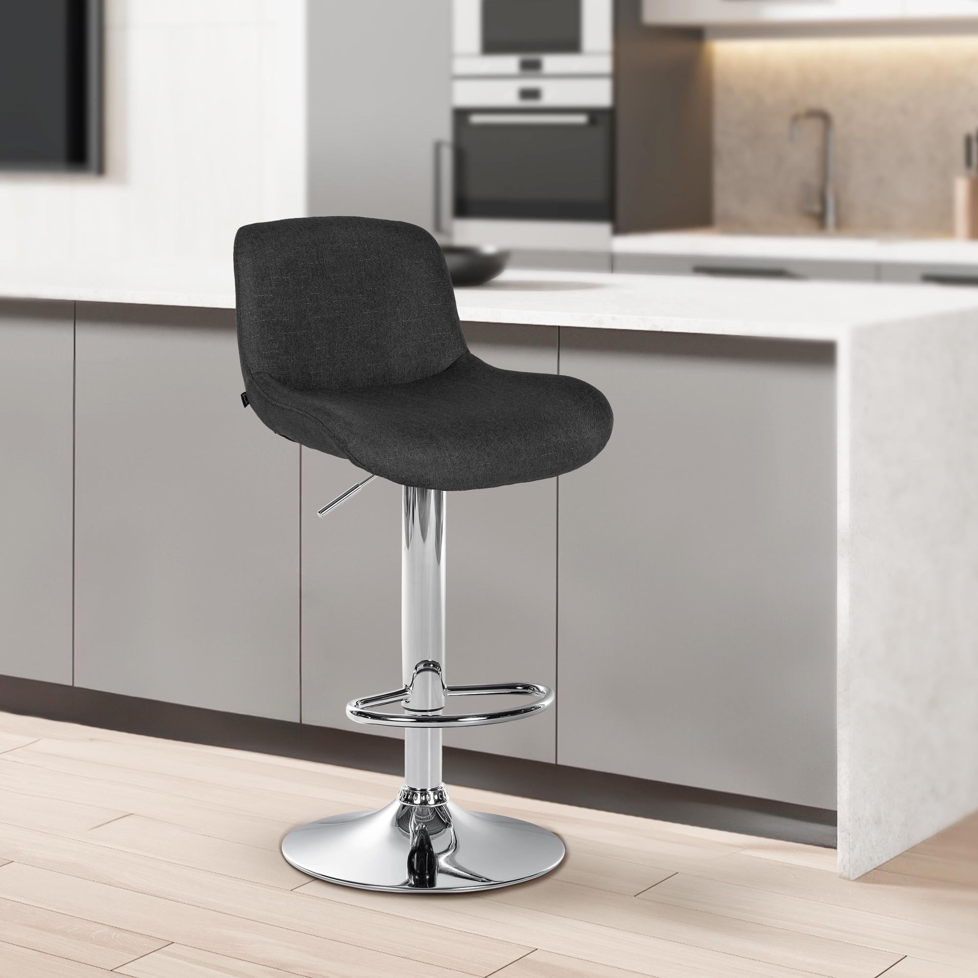 2er Set Barhocker Solon Chrom