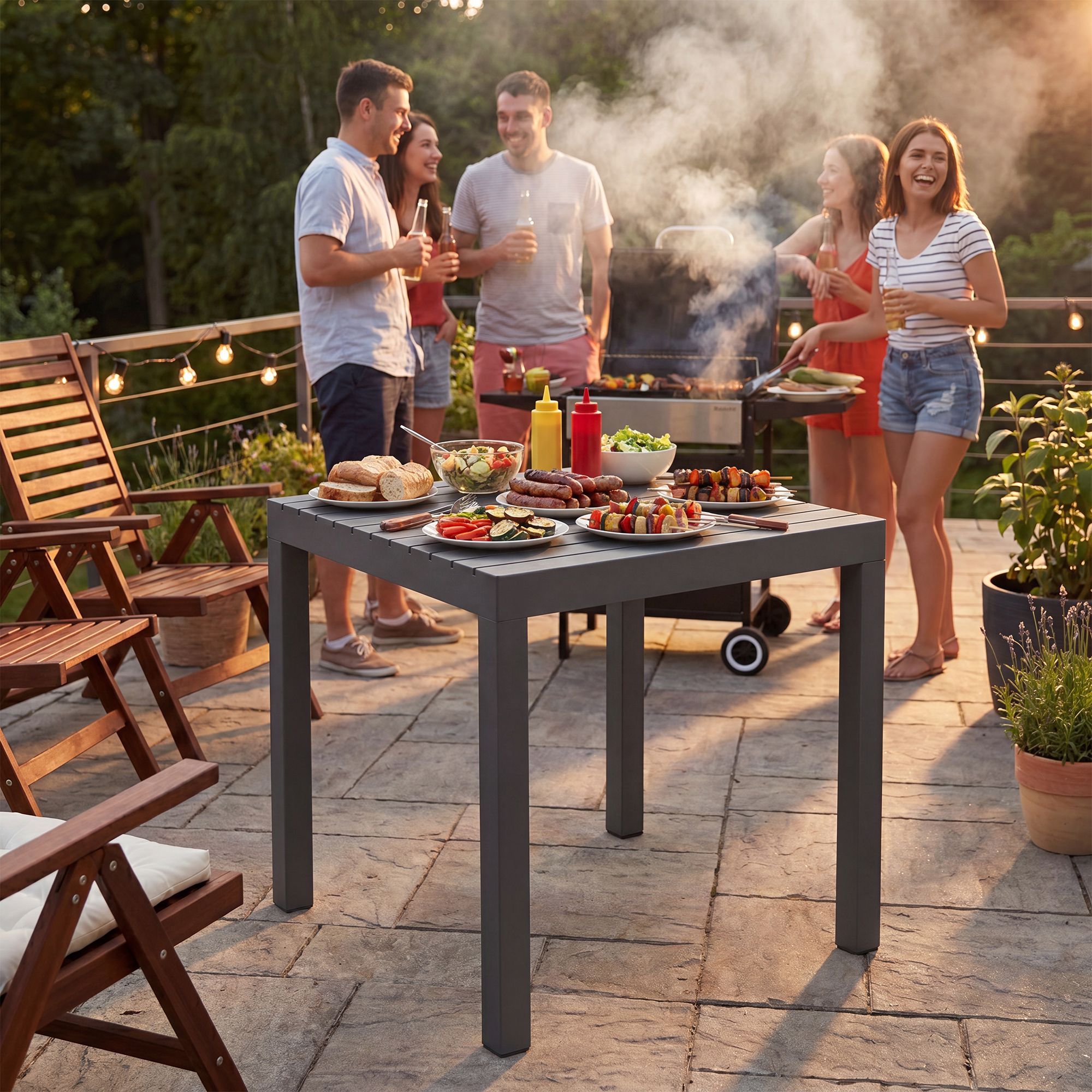 Gartentisch Kato 73 x 73 cm