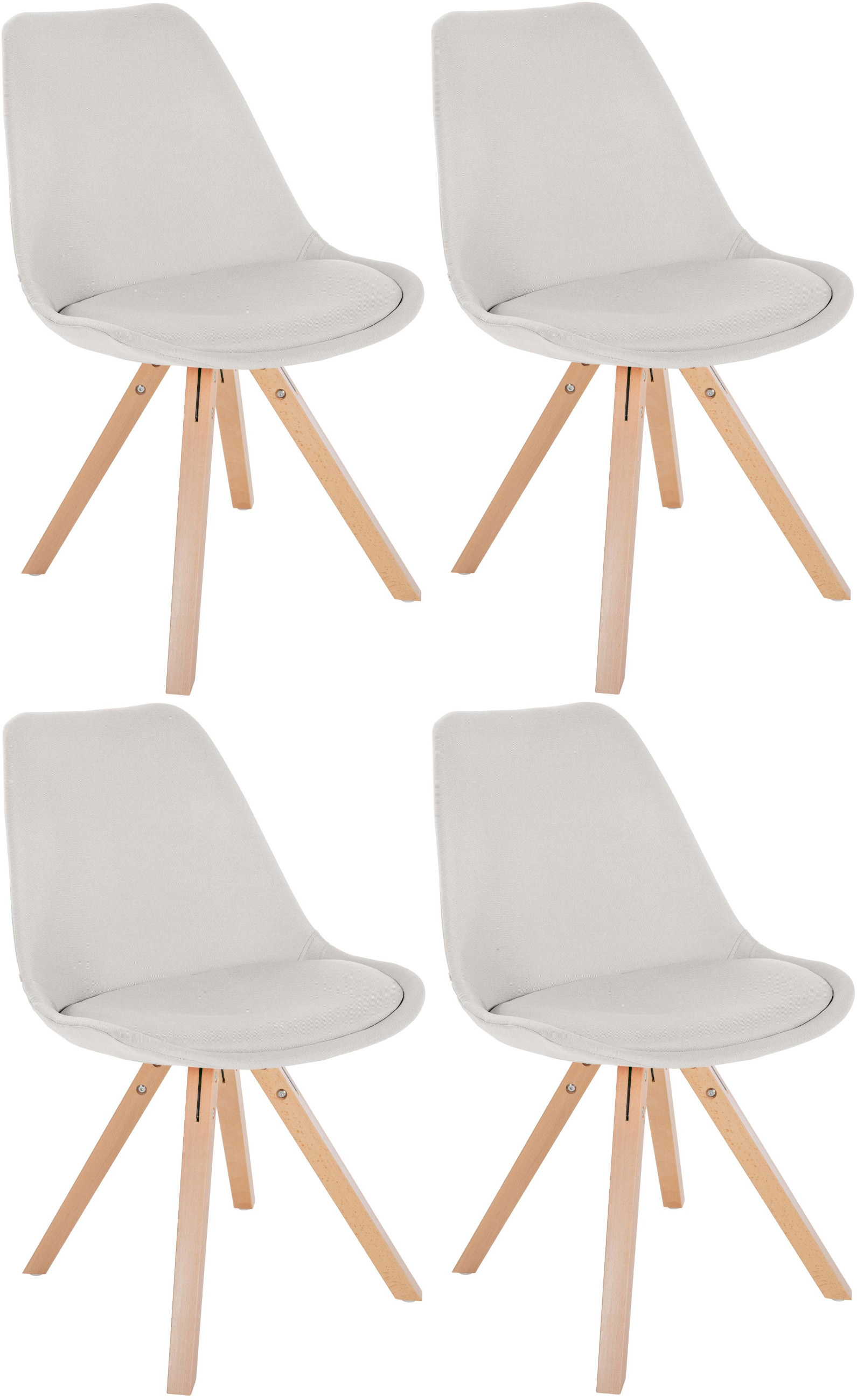 4er Set Stühle Sofia Stoff