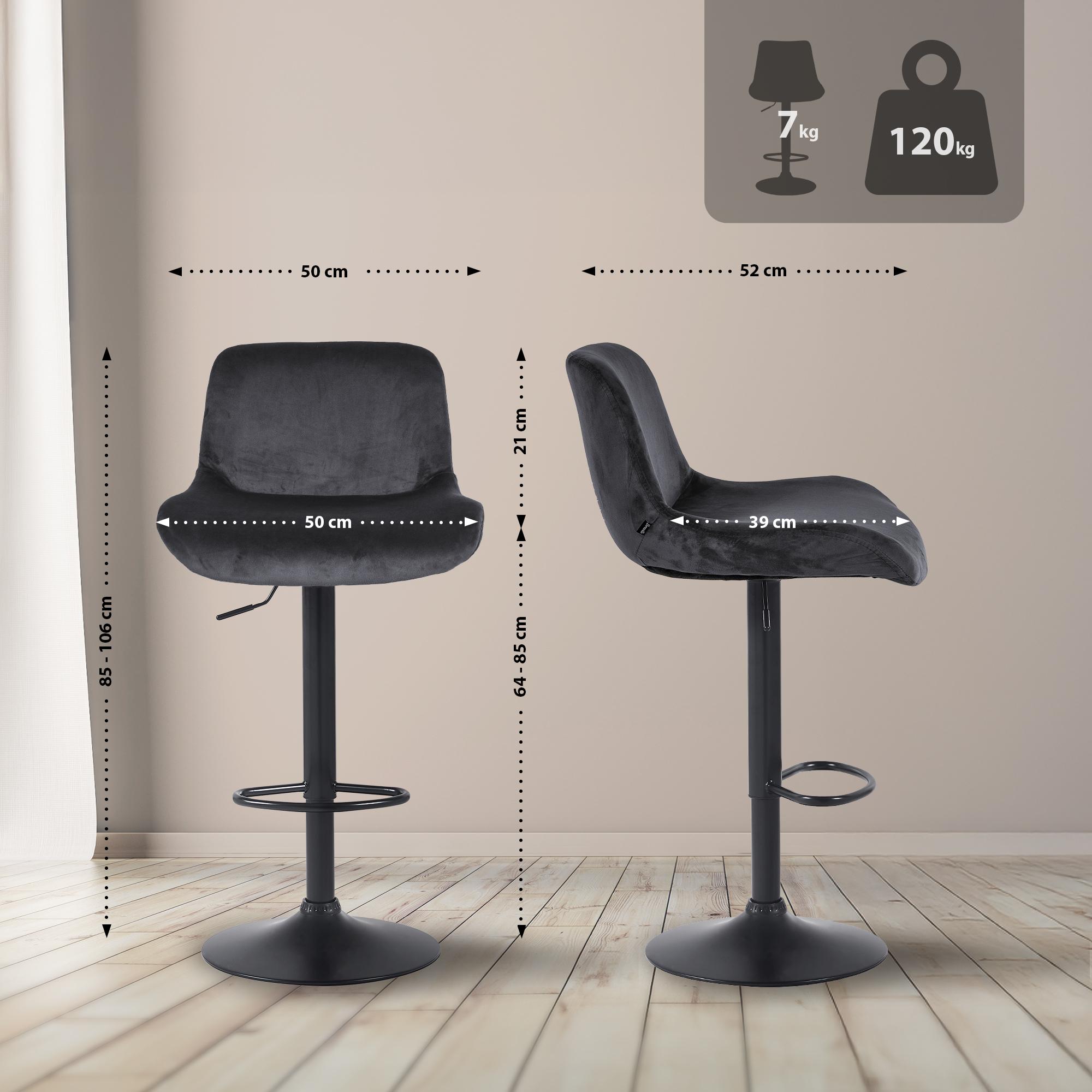 Barhocker Solon Schwarz