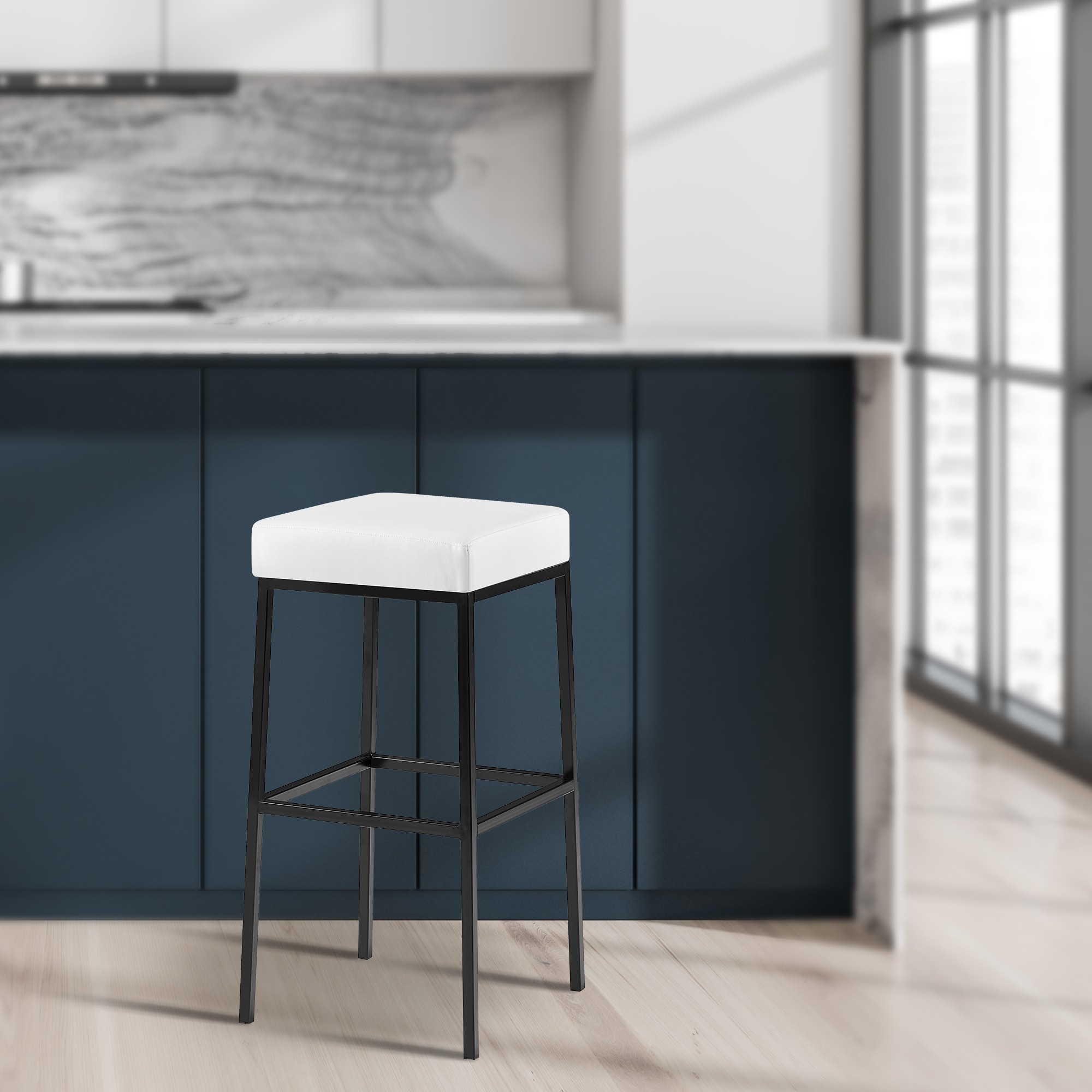 2er Set Barhocker Montreal Kunstlederbezug