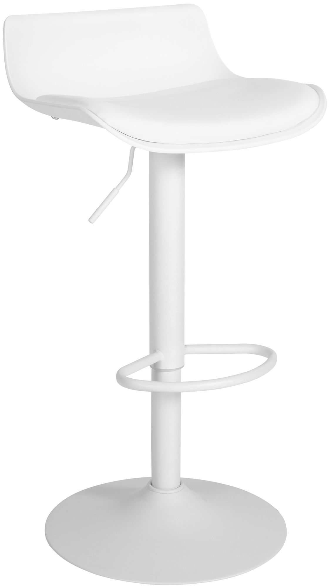 Bartisch-Set Navo mit zwei Barhockern in Lederoptik