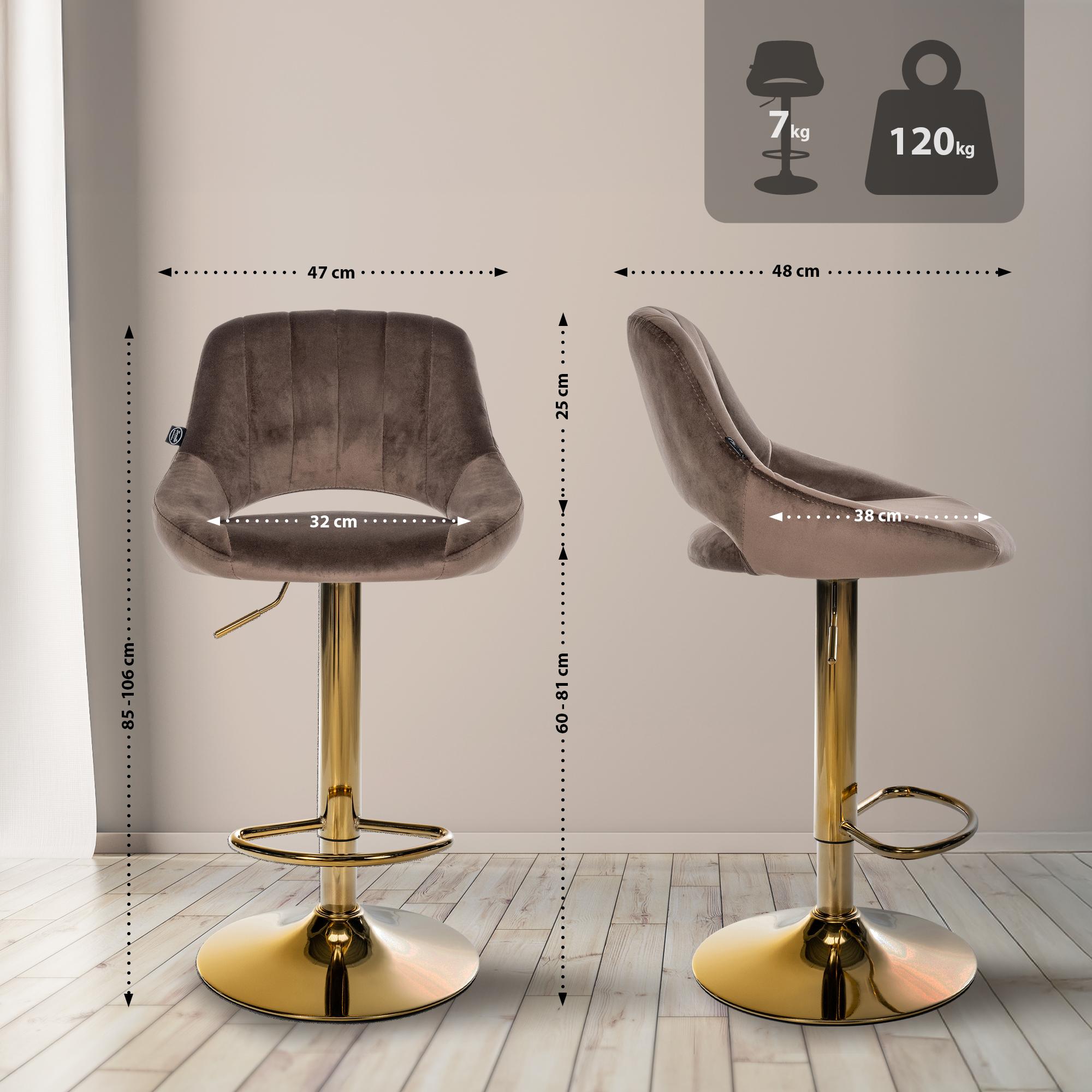 Barhocker Milet Samt