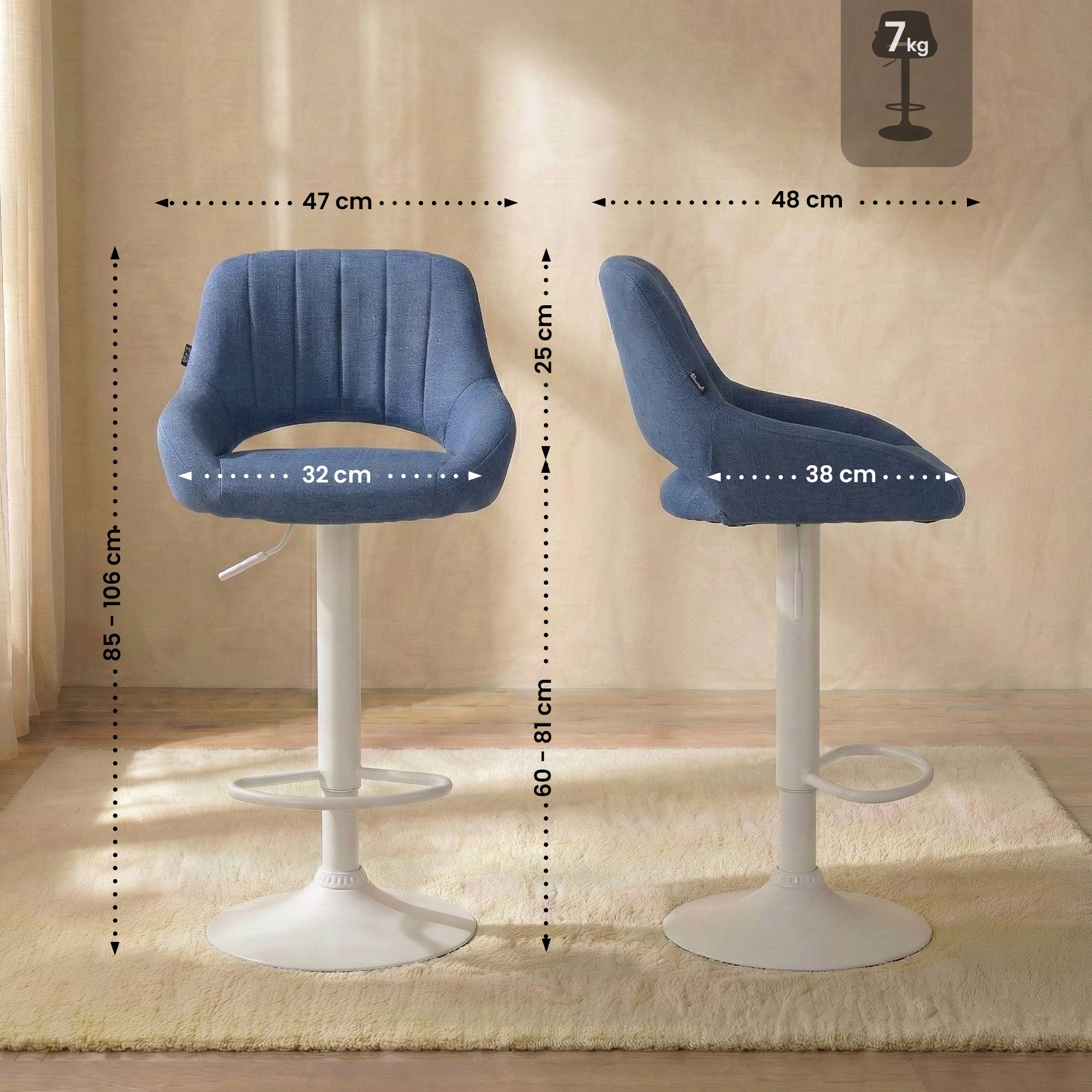 Barhocker Milet Stoff