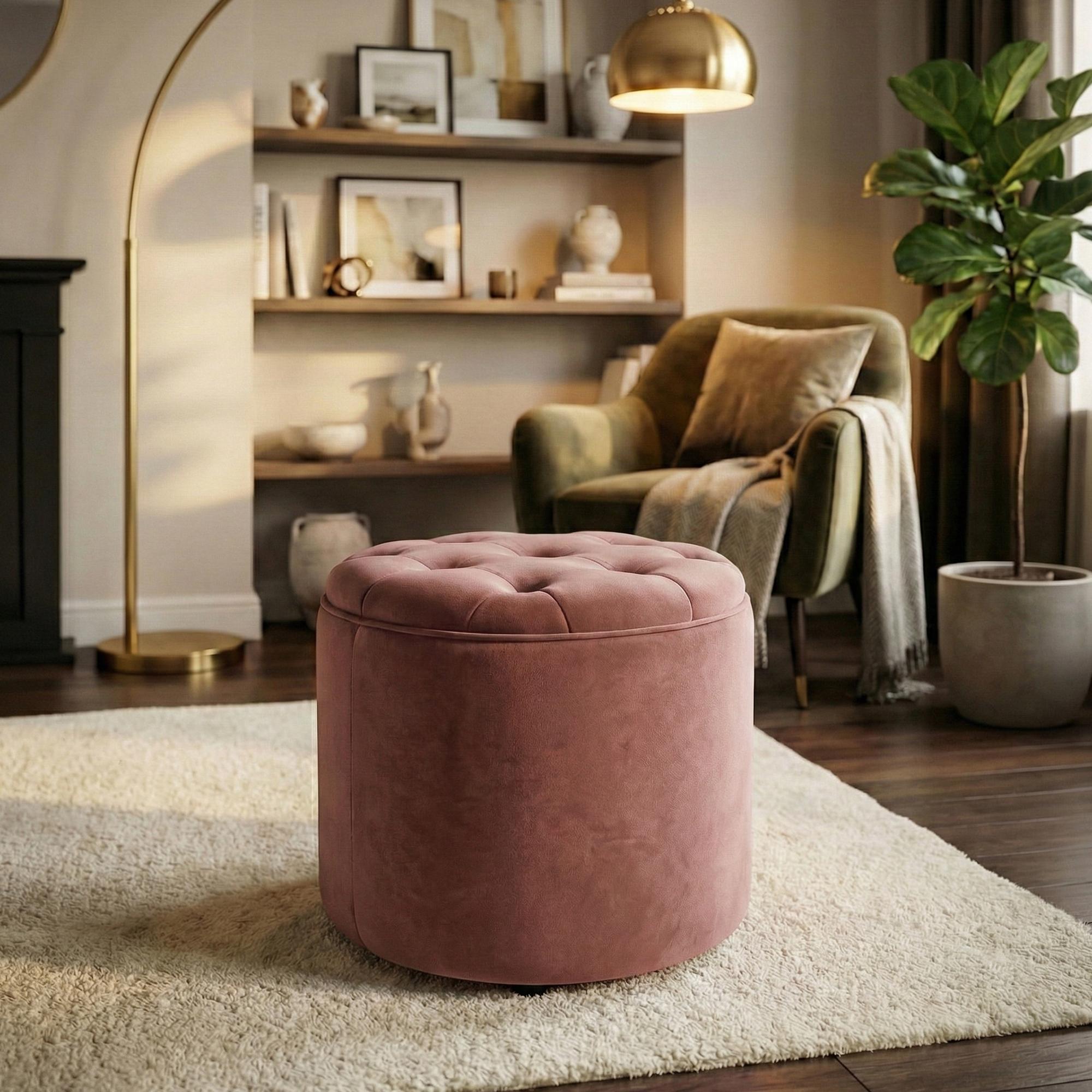 Sitzhocker Pantin Samt