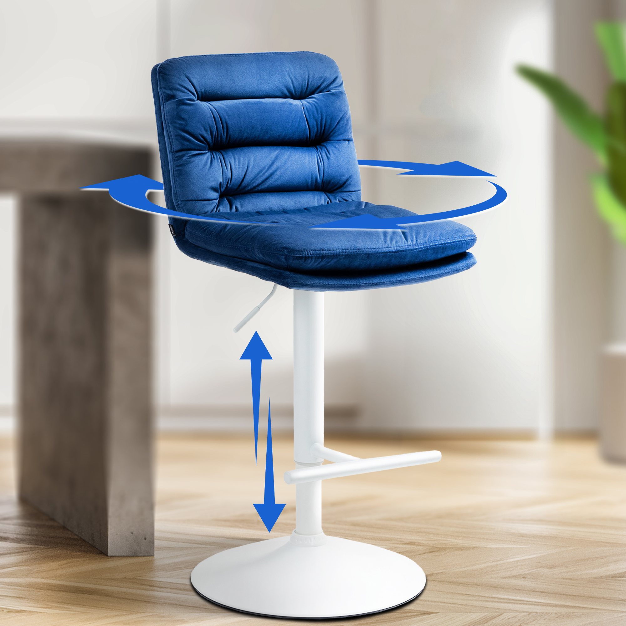 Barhocker Damar Samt