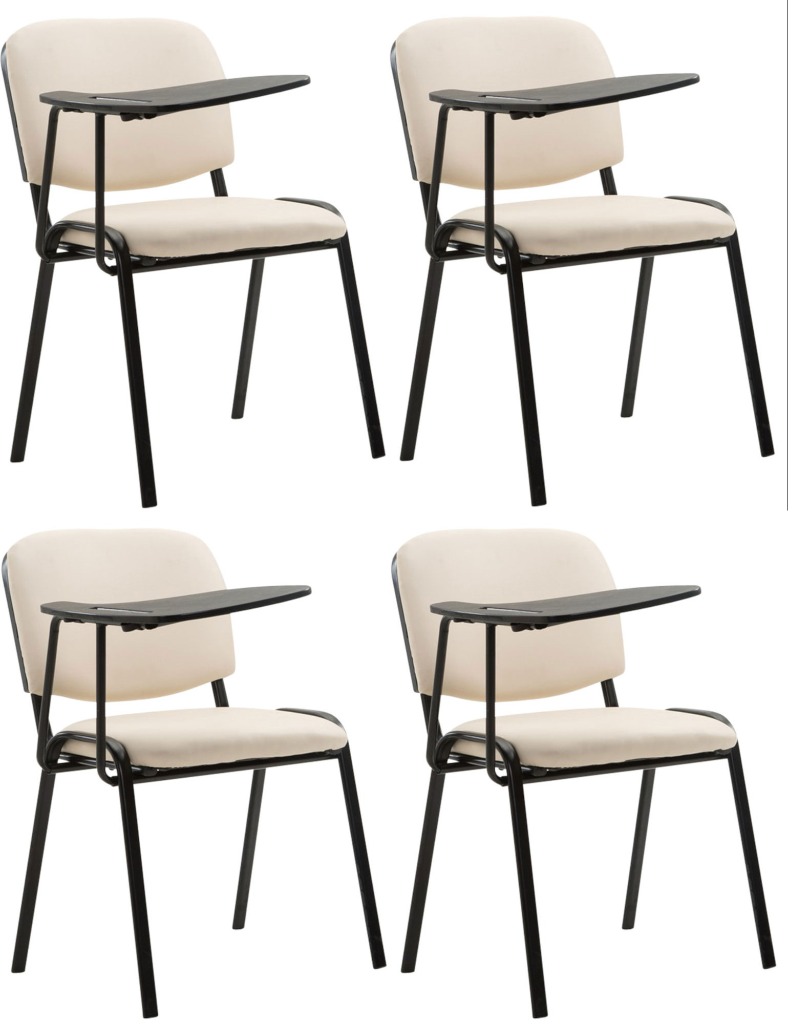 4er Set Stühle Ken mit Klapptisch Kunstleder