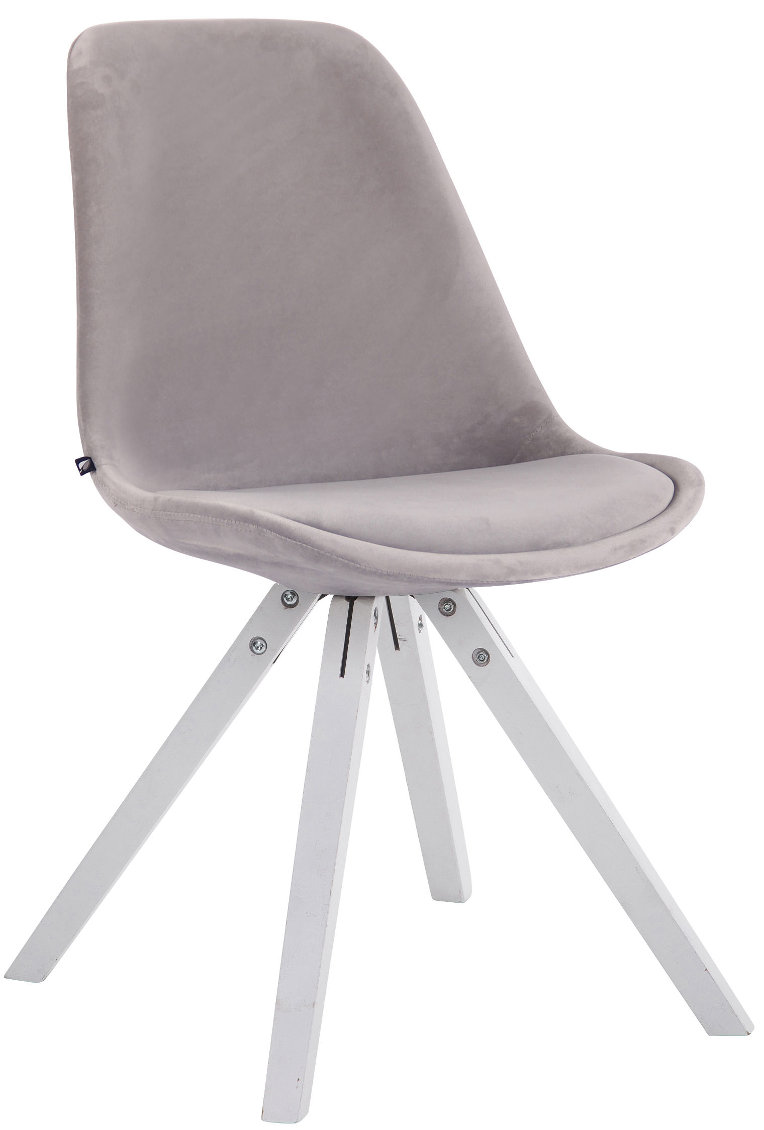 4er Set Stühle Toulouse Samt Square