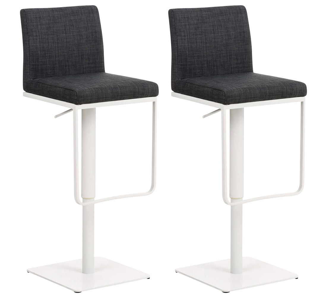 2er Set Barhocker Panama Stoffbezug