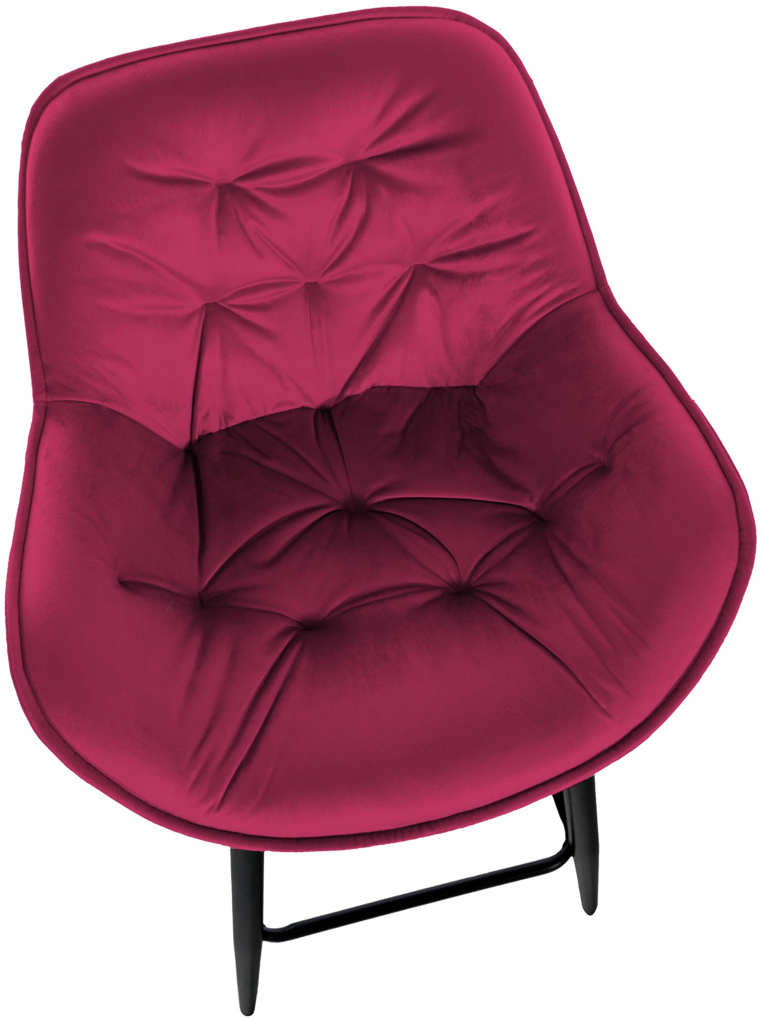 2er Set Barhocker Gibson Samt Sitzhöhe 76 cm