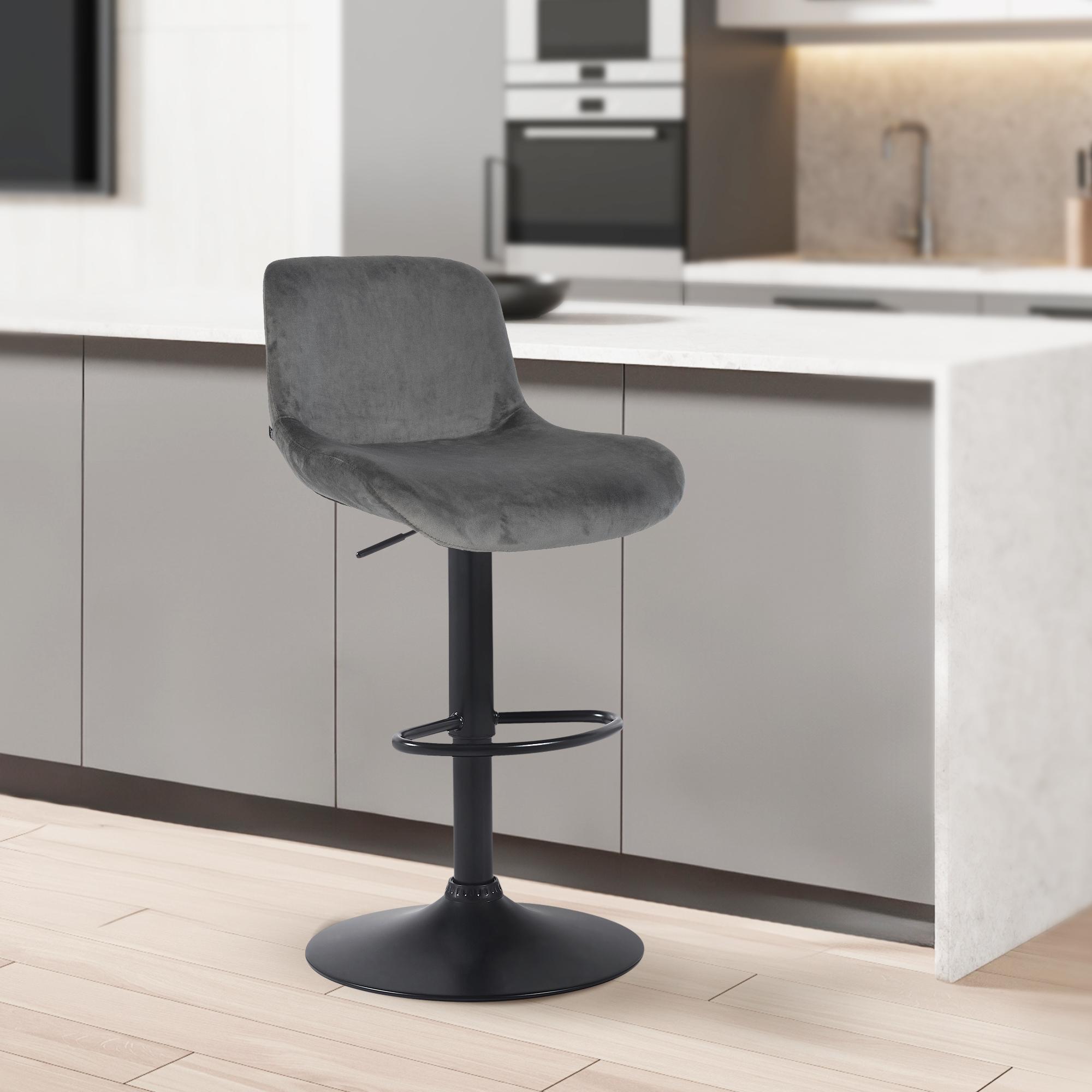 2er Set Barhocker Solon Schwarz
