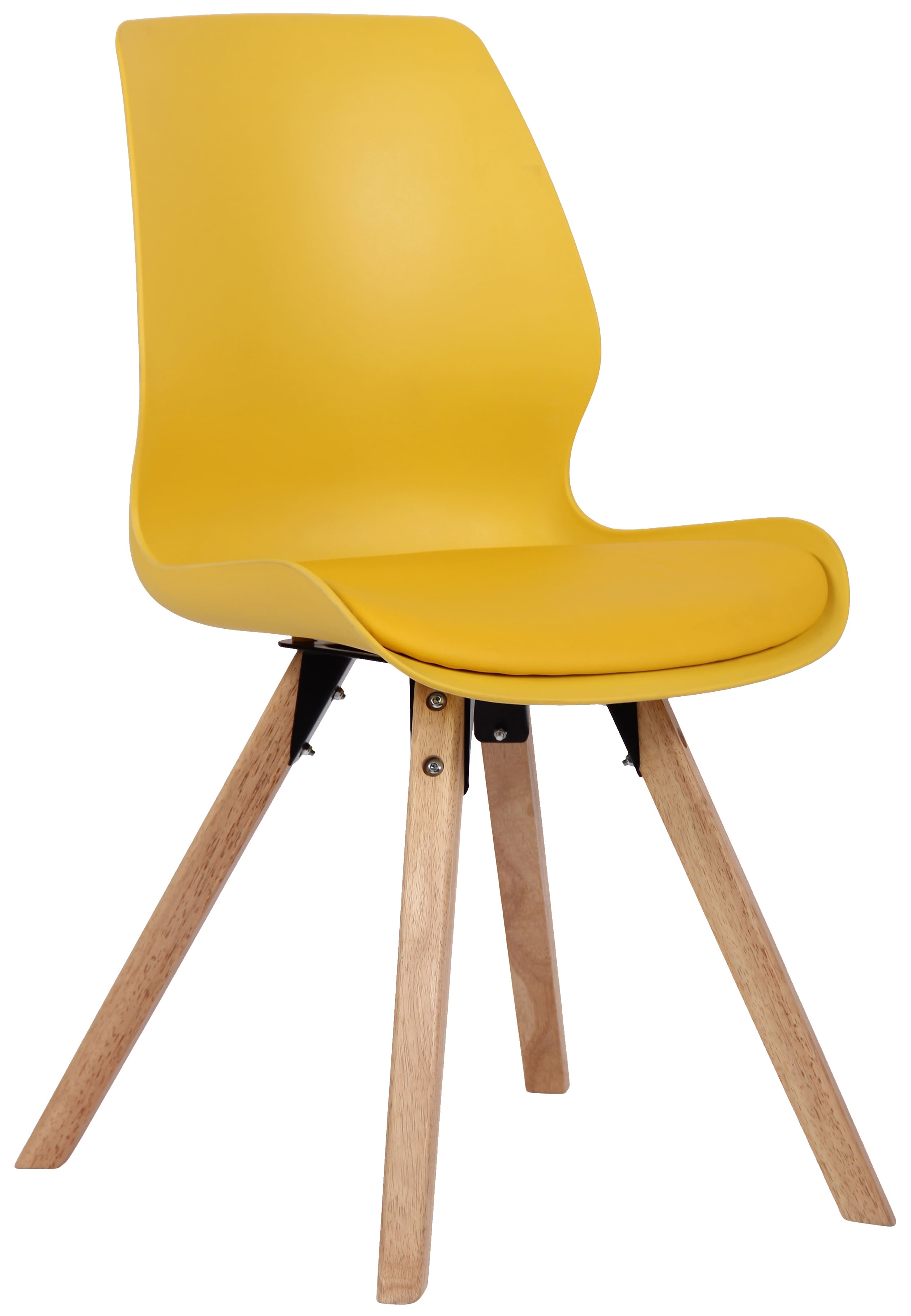 Stuhl Luna gelb Kunststoff