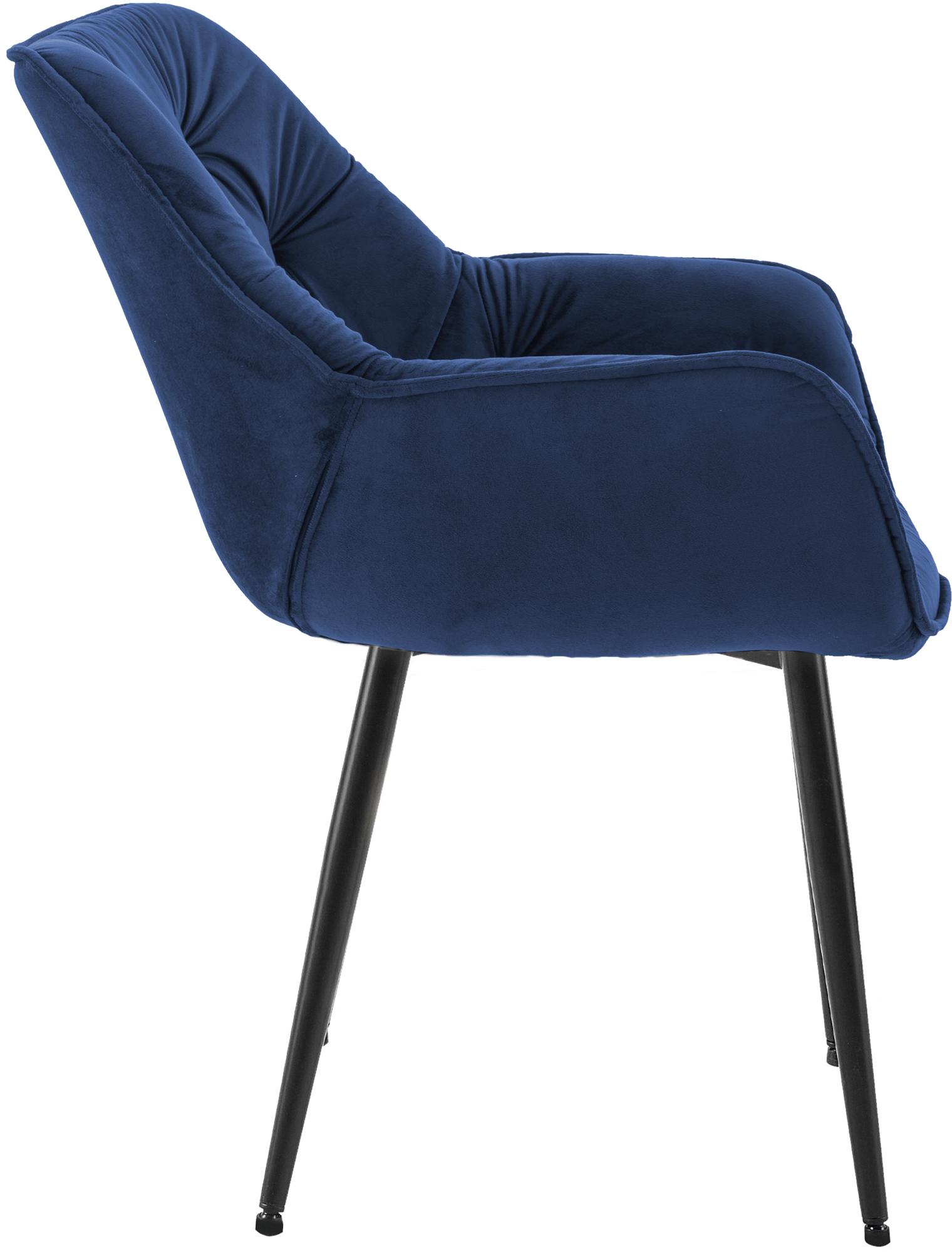4er Set Stuhl Tanna Samt