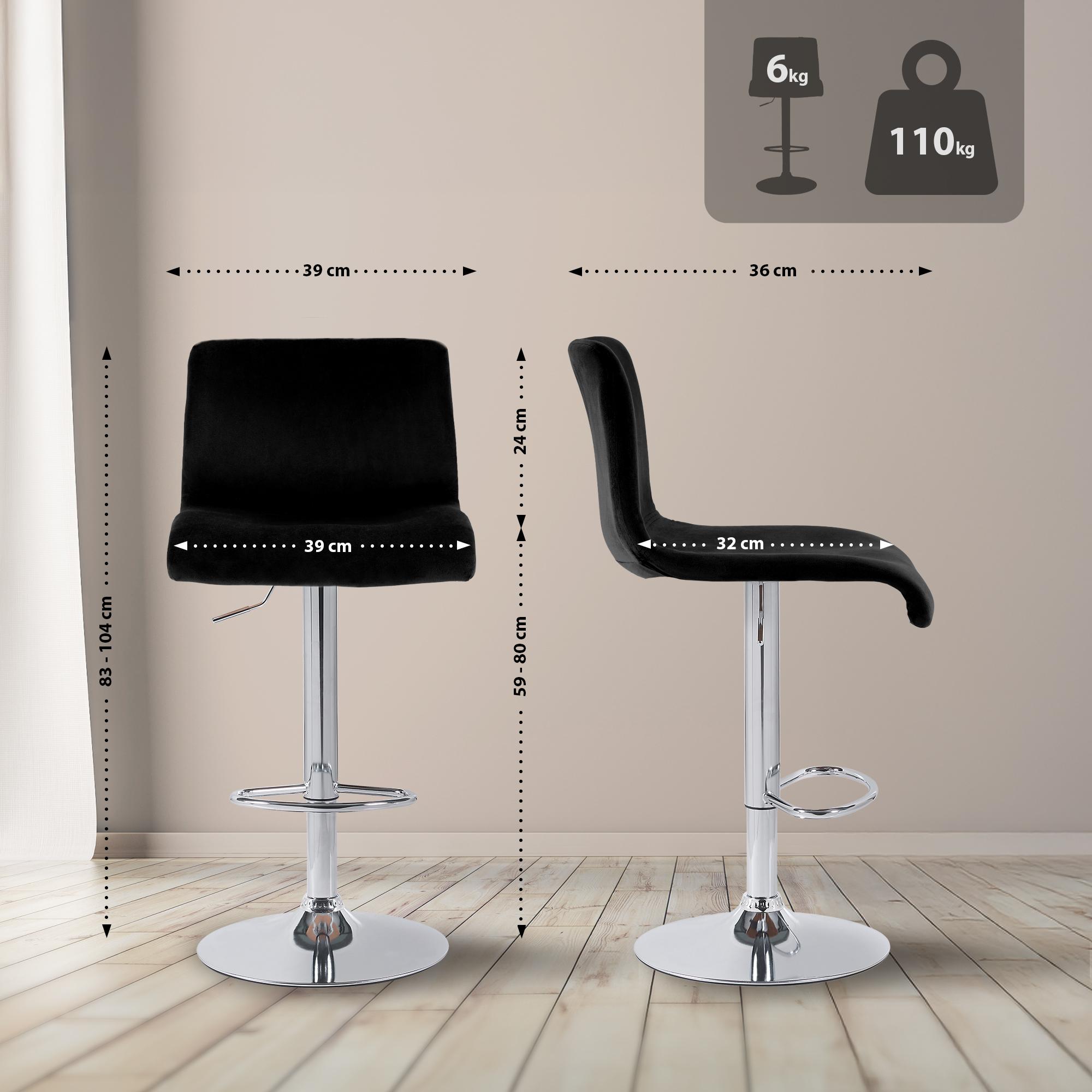 Barhocker Hover Samt