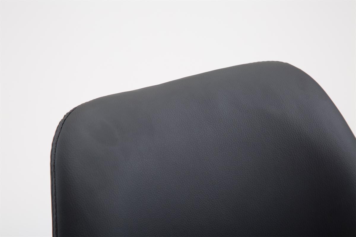 Barhocker Cannes Kunstleder schwarz natura