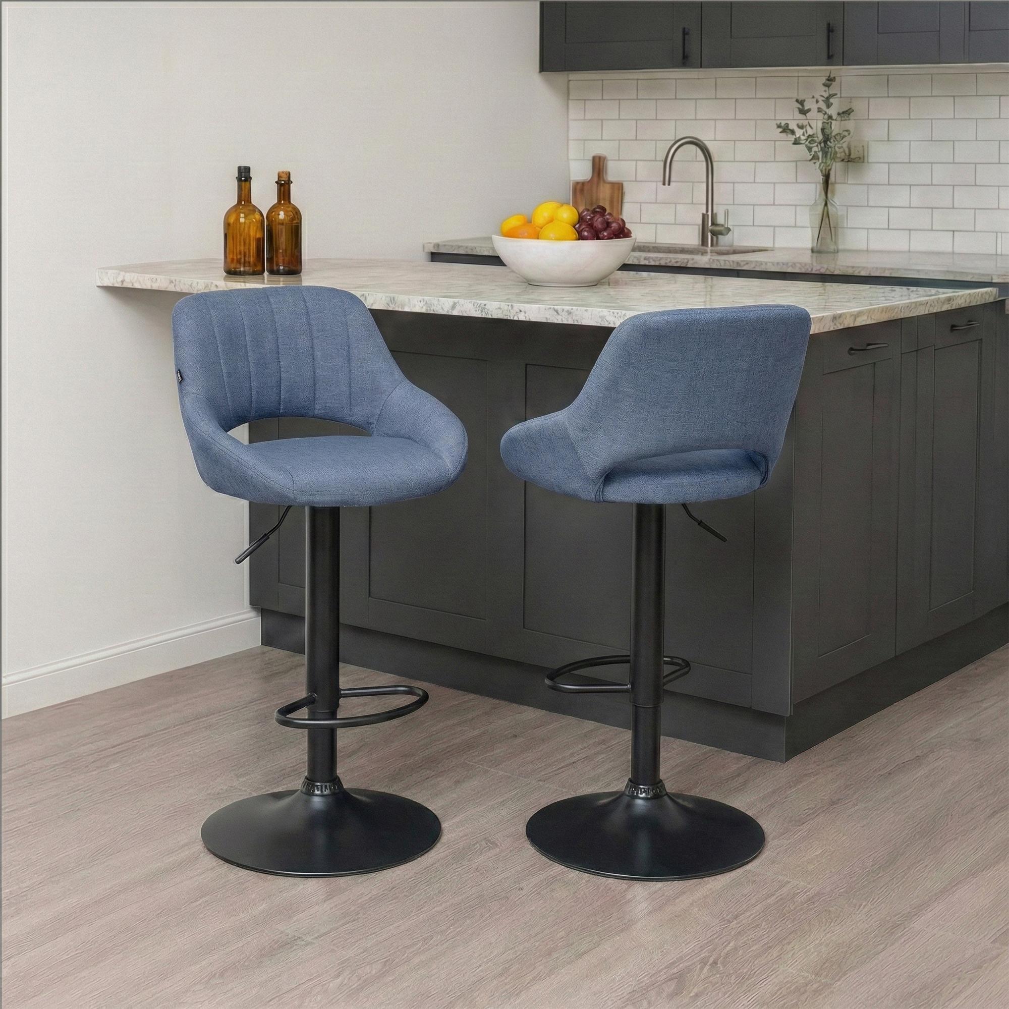 2er Set Barhocker Milet Stoff