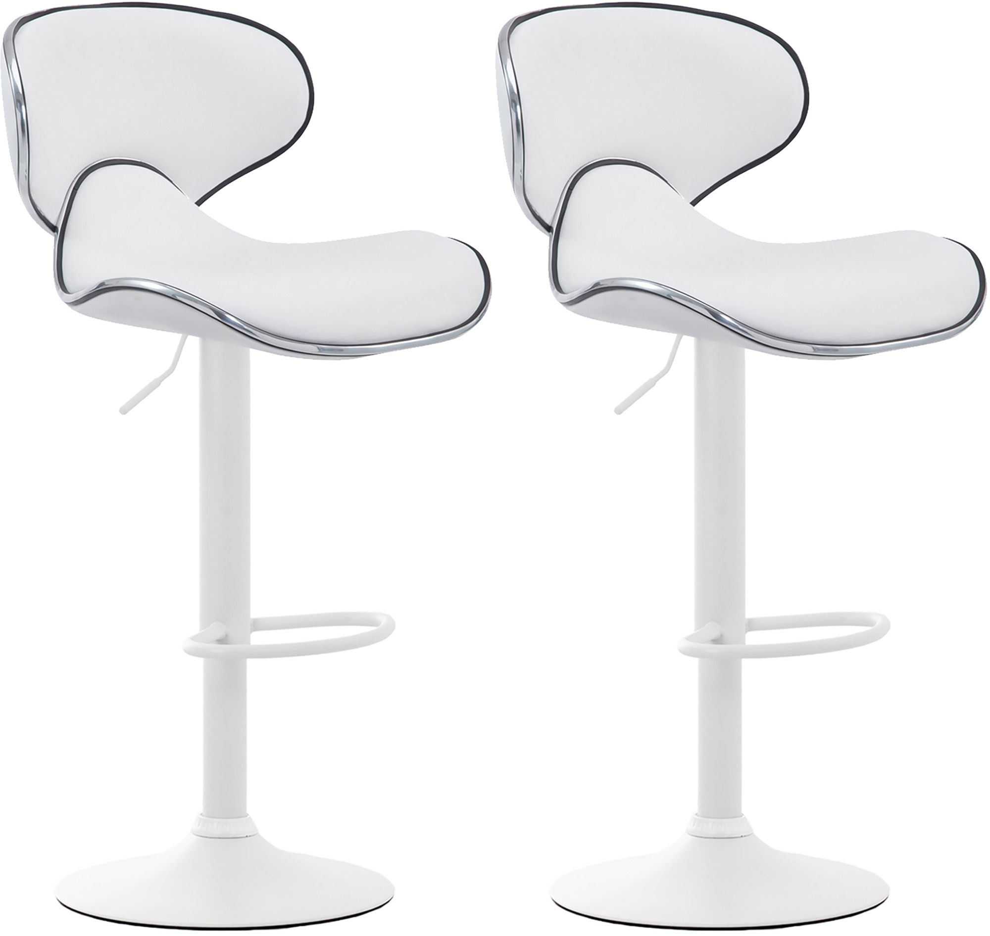 2er Set Barhocker Las Vegas Kunstleder