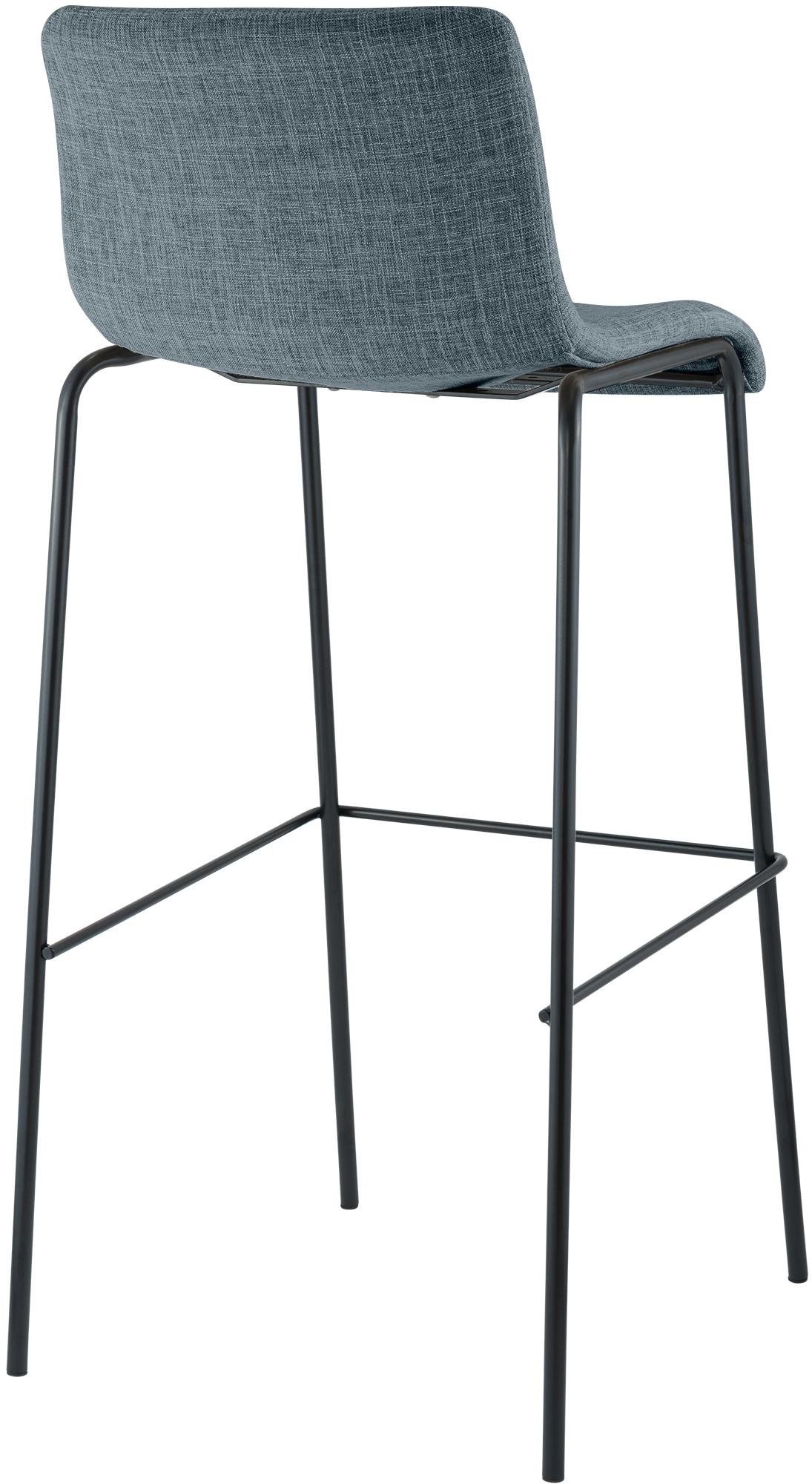 Barhocker Hover Stoff Vierfußgestell