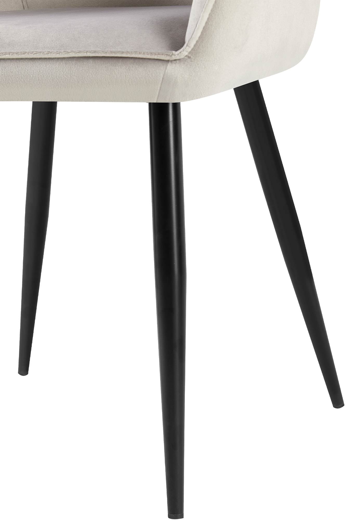 2er Set Esszimmerstuhl Boise Samt