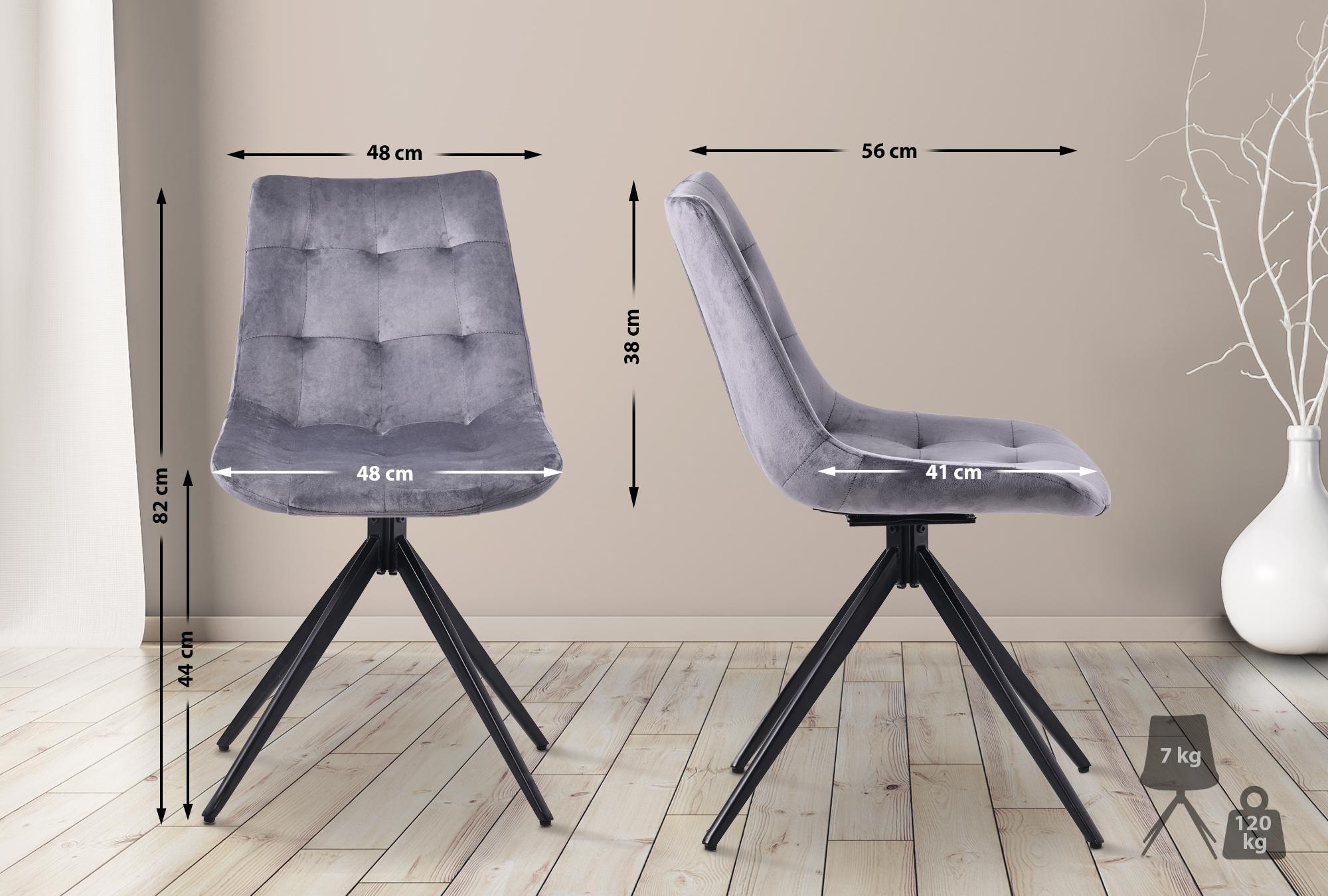 2er Set Esszimmerstuhl Merna