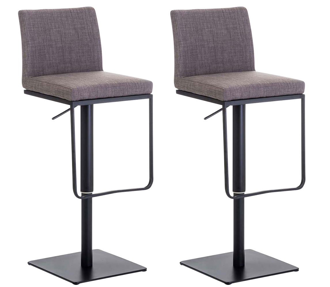2er Set Barhocker Panama Stoffbezug