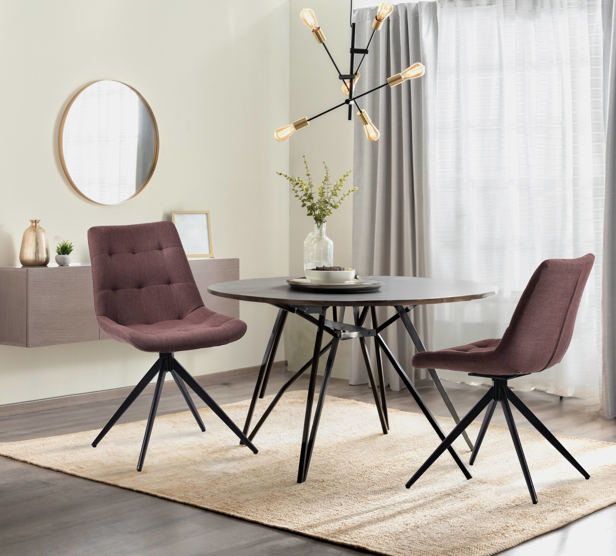 2er Set Esszimmerstuhl Merna