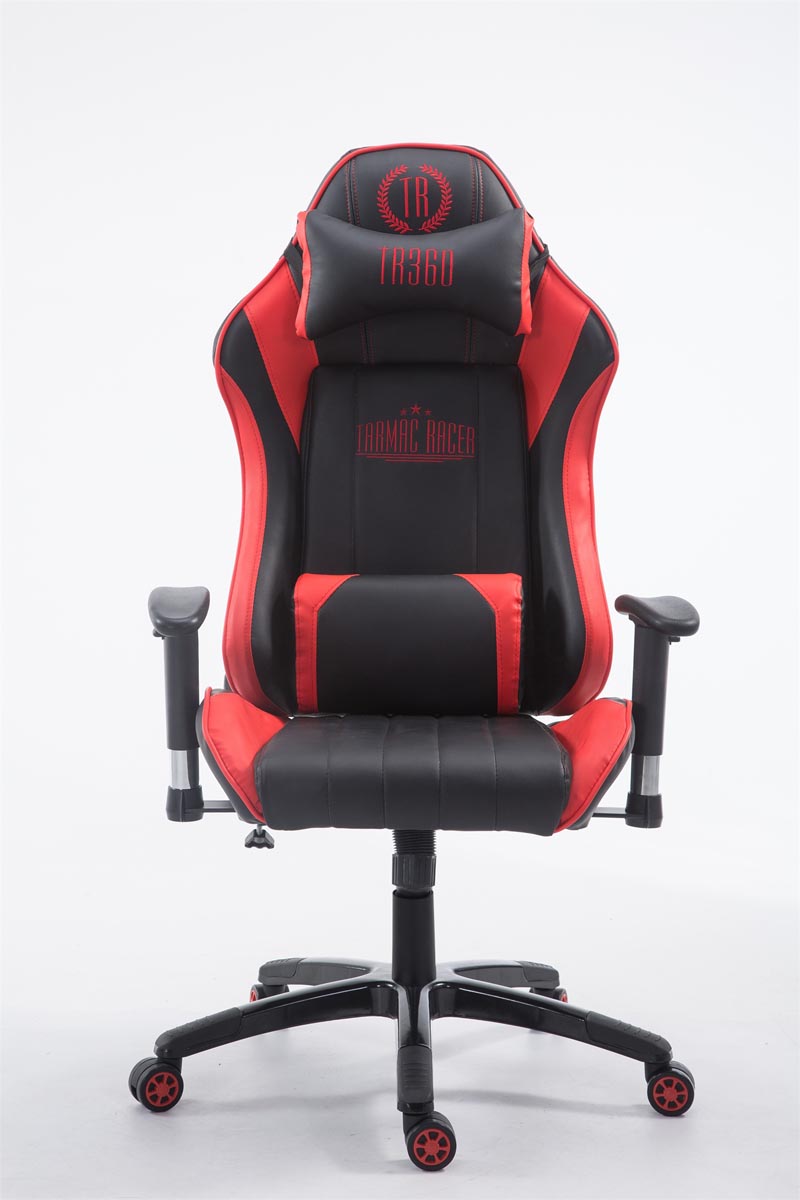 Racing Gaming Bürostuhl XL Shift Kunstleder mit/ohne Fußablage schwarz/rot ohne Fußablage