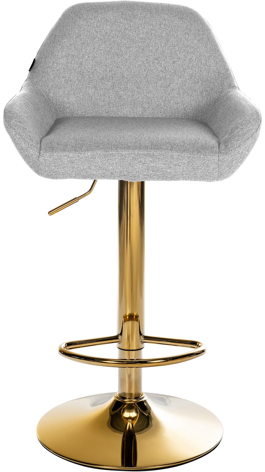 2er Set Barhocker Braga Gold Stoff