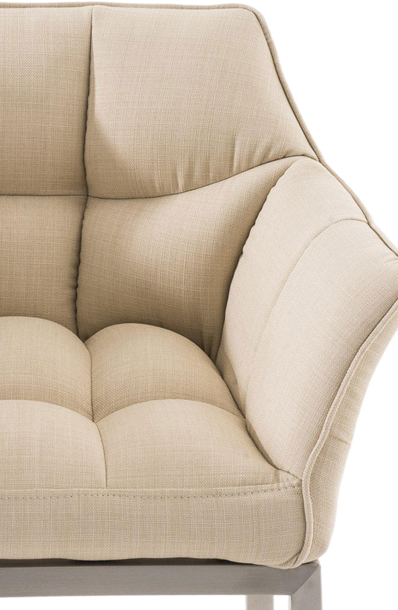 Barhocker Damaso Stoff mit Vierfußgestell