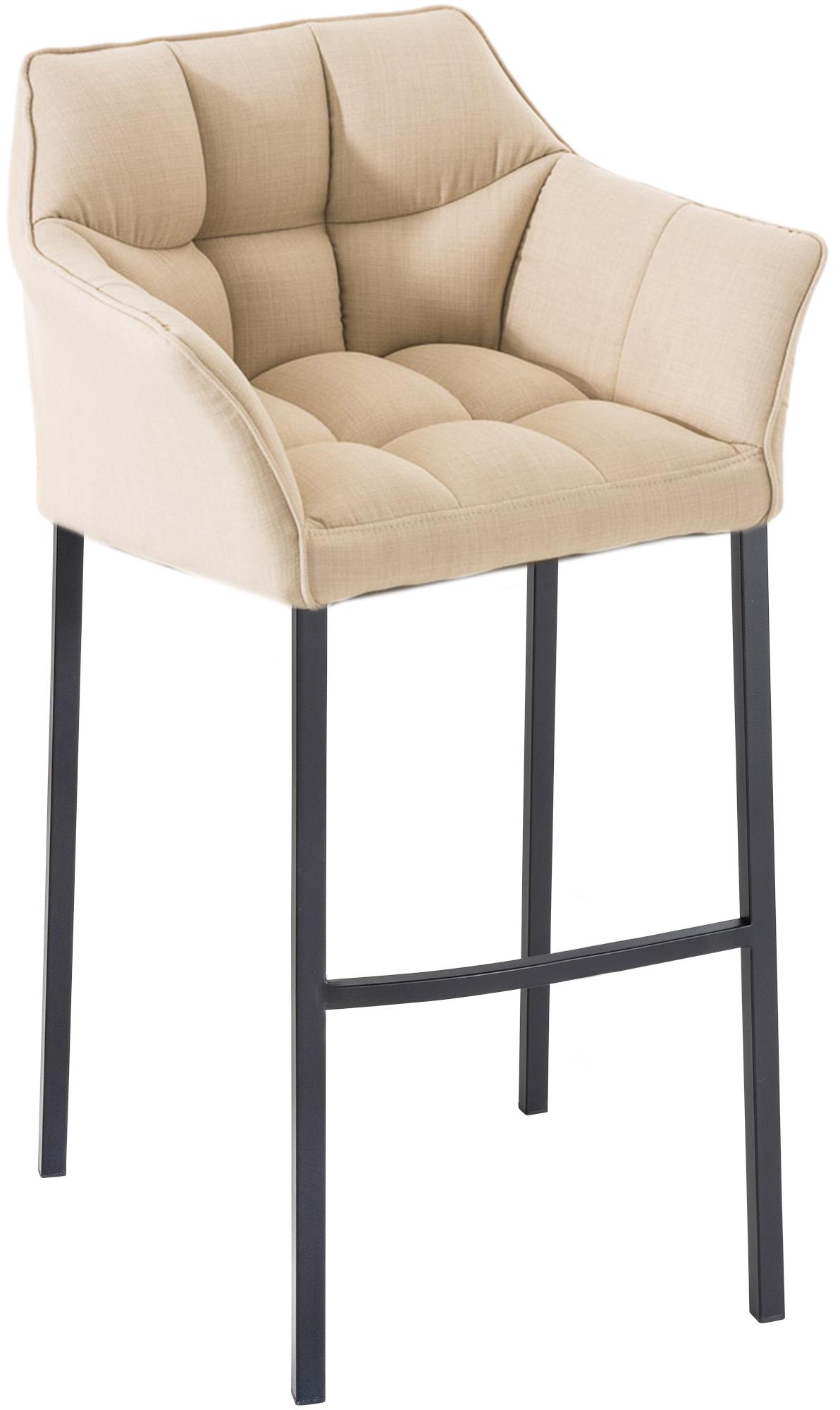 Barhocker-Damaso-Stoff-mit-Vierfussgestell-245432