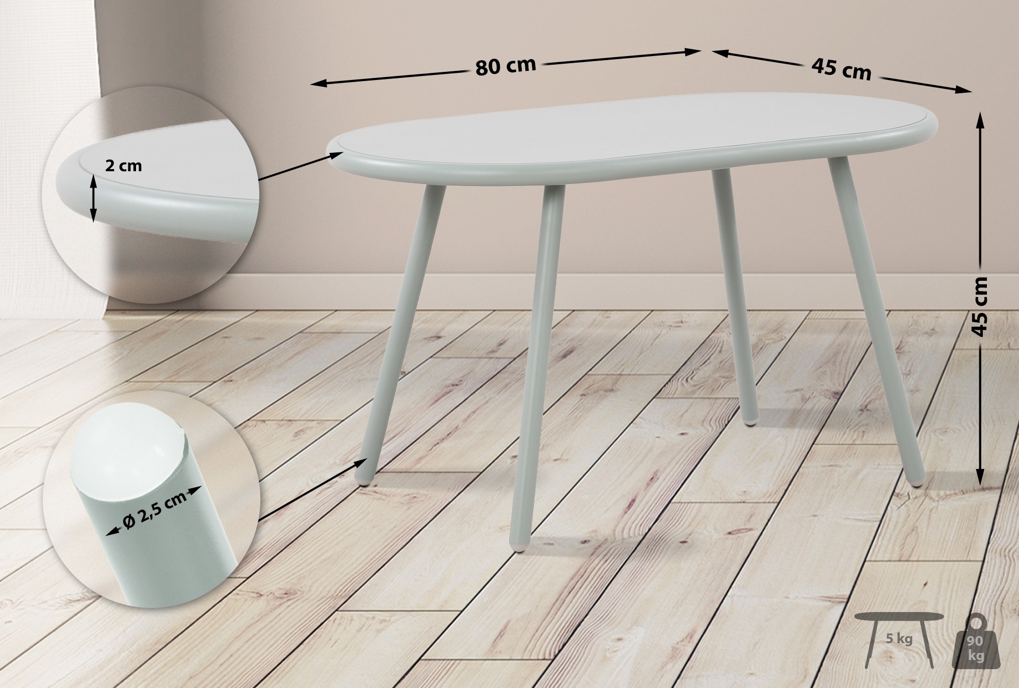 Outdoor Couchtisch Velva