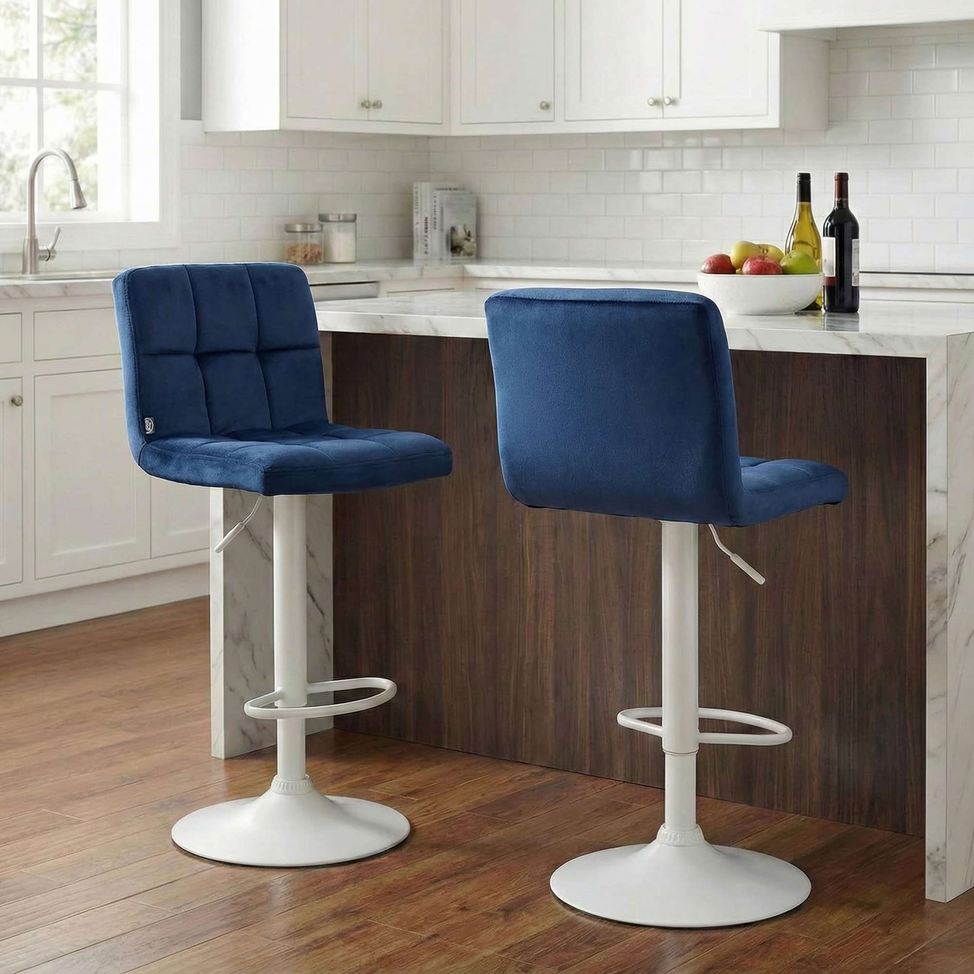 2er Set Barhocker Peru Samt