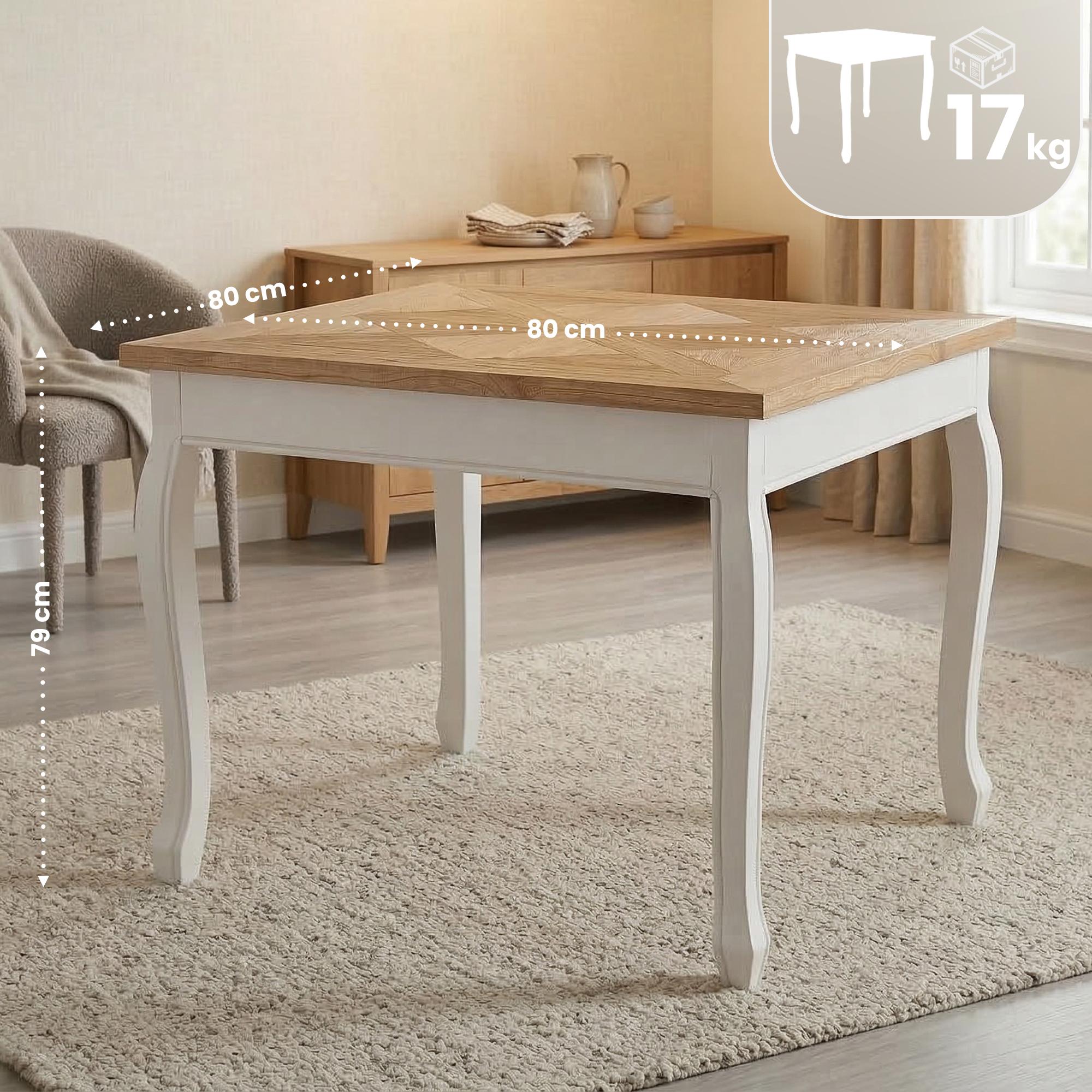 Esstisch Lindon eckig 80x80 cm