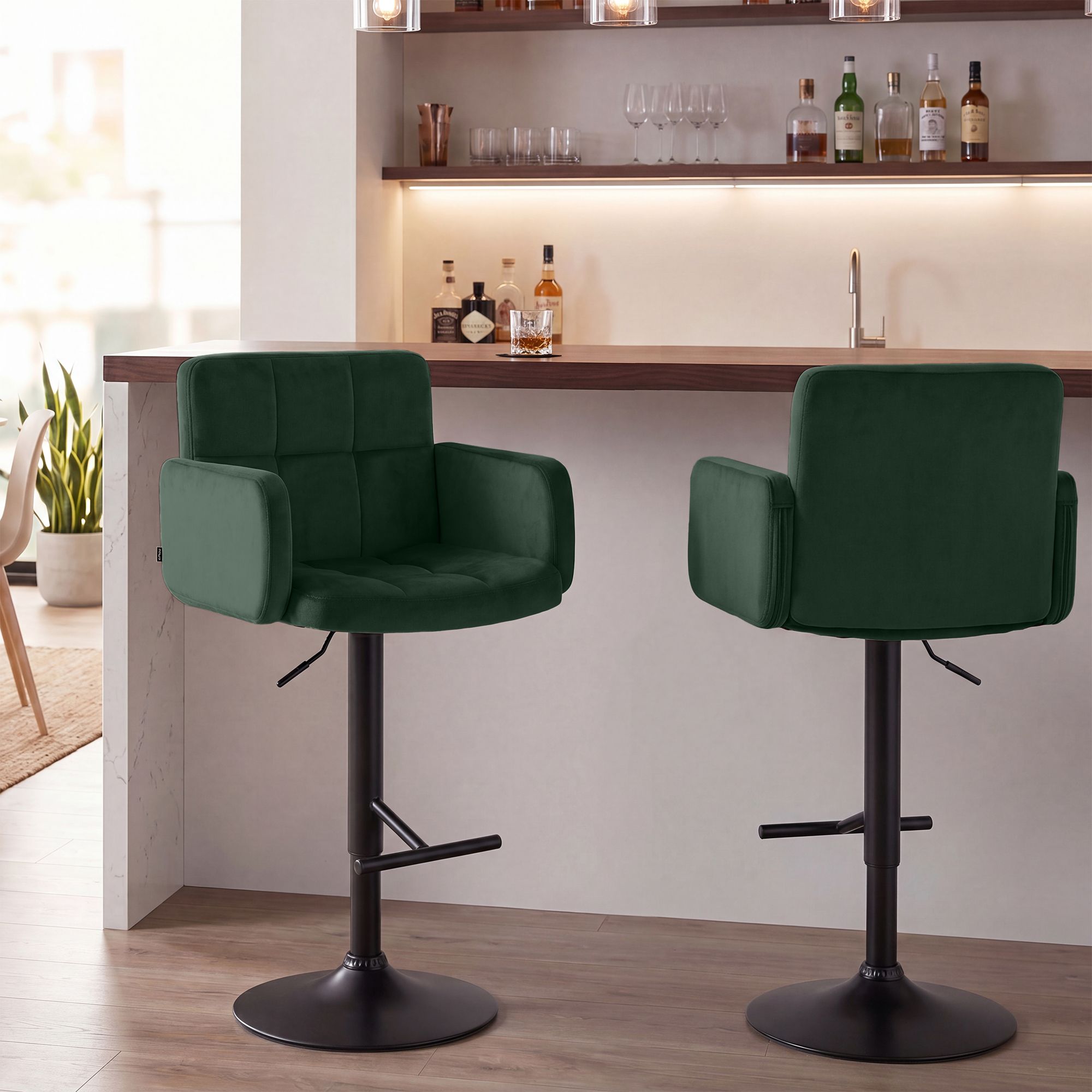 Barhocker Los Angeles Samt