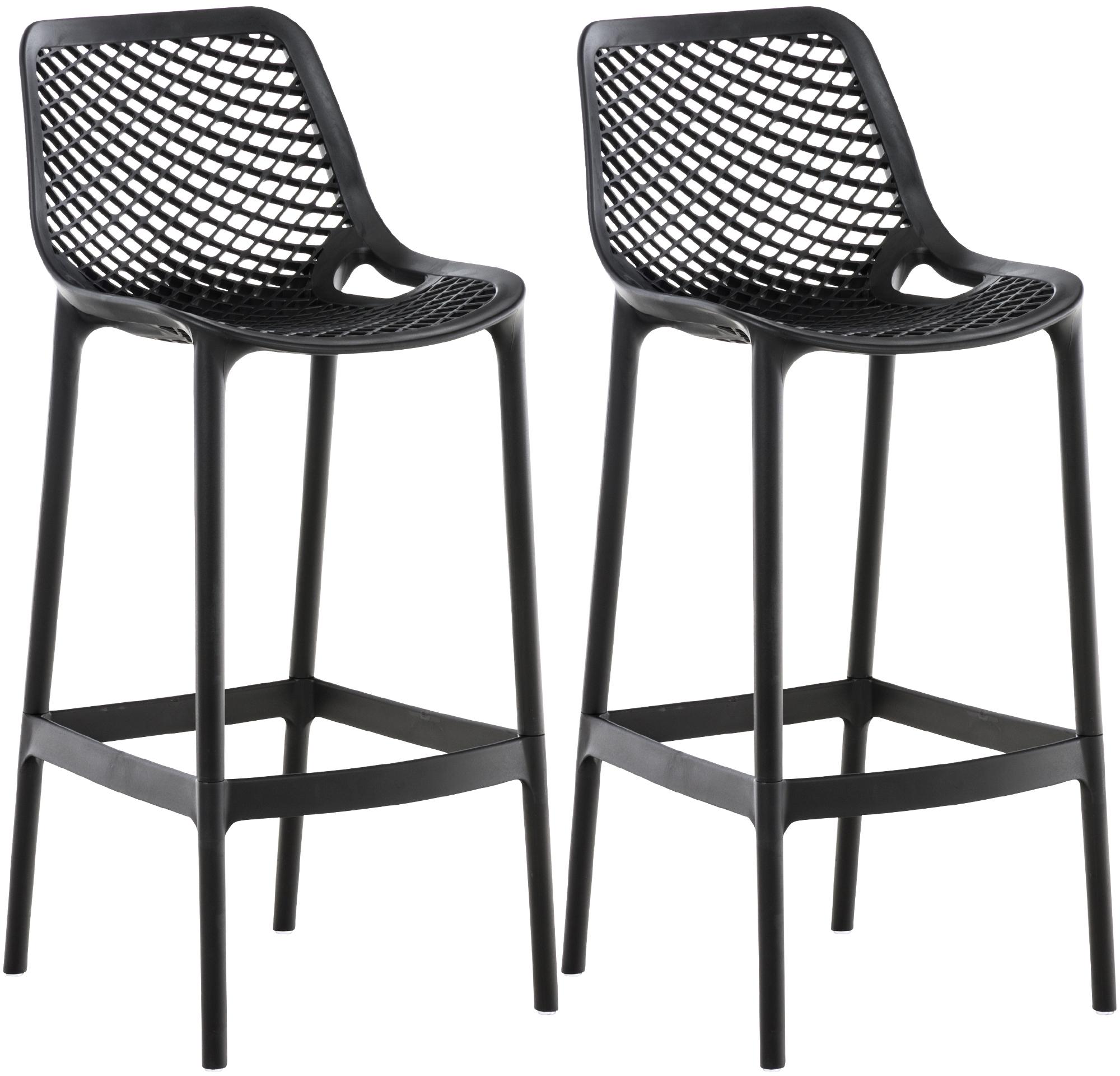 2er Set Outdoor Barhocker Air