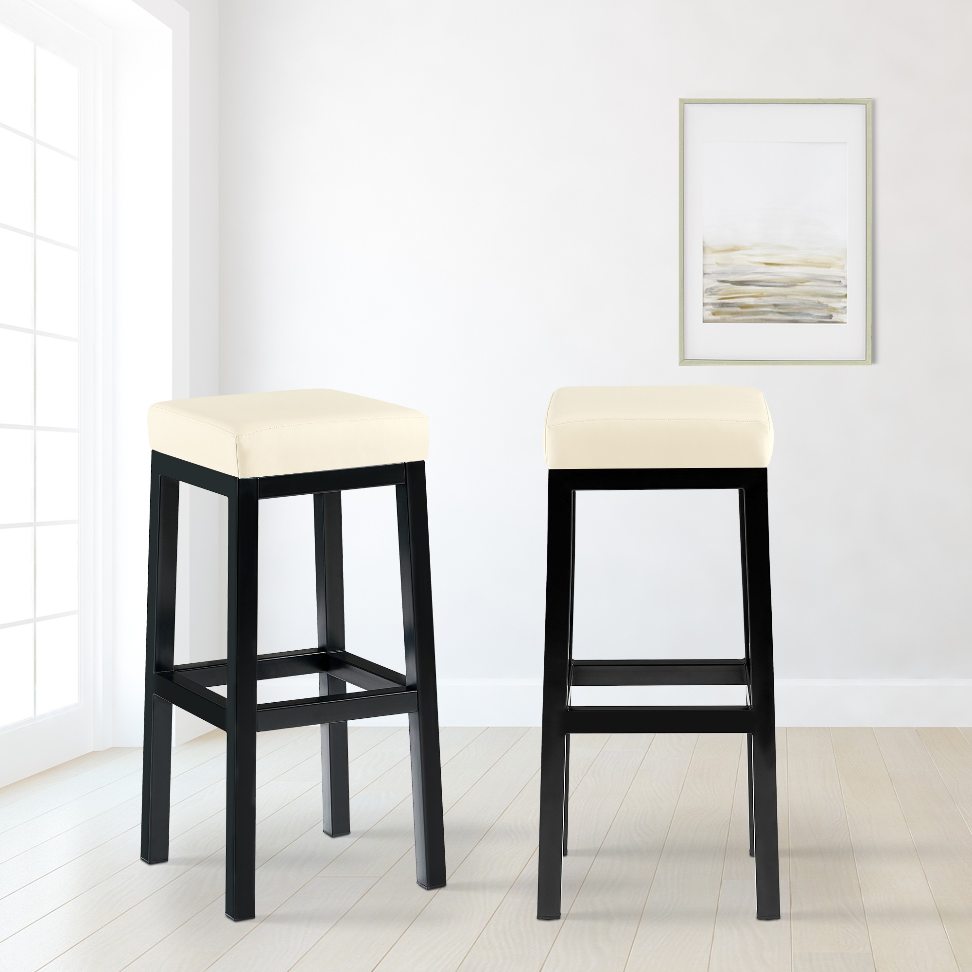 Barhocker Taylor Sitzhöhe 83 cm Metallgestell schwarz