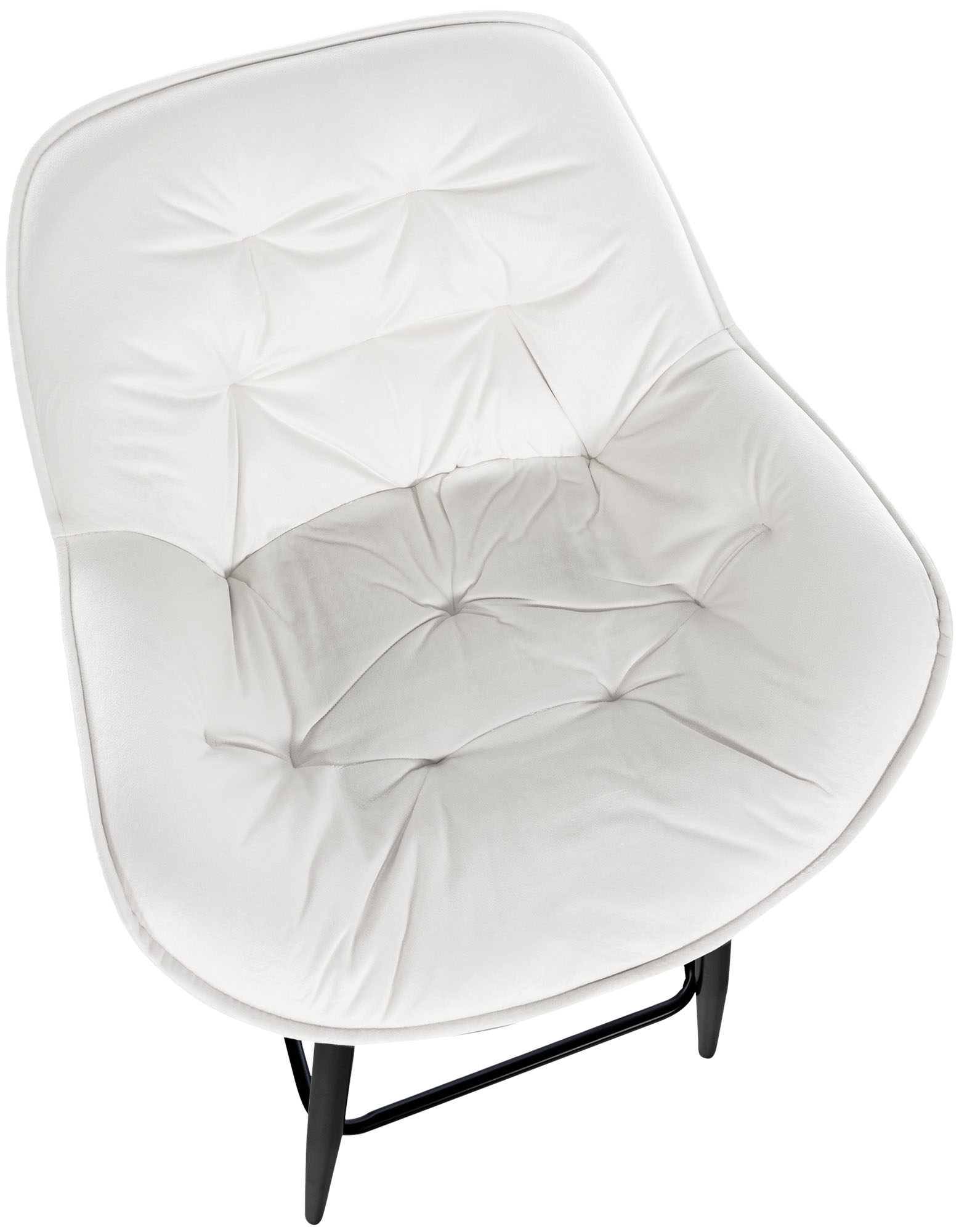 Barhocker Gibson Samt Sitzhöhe 76 cm