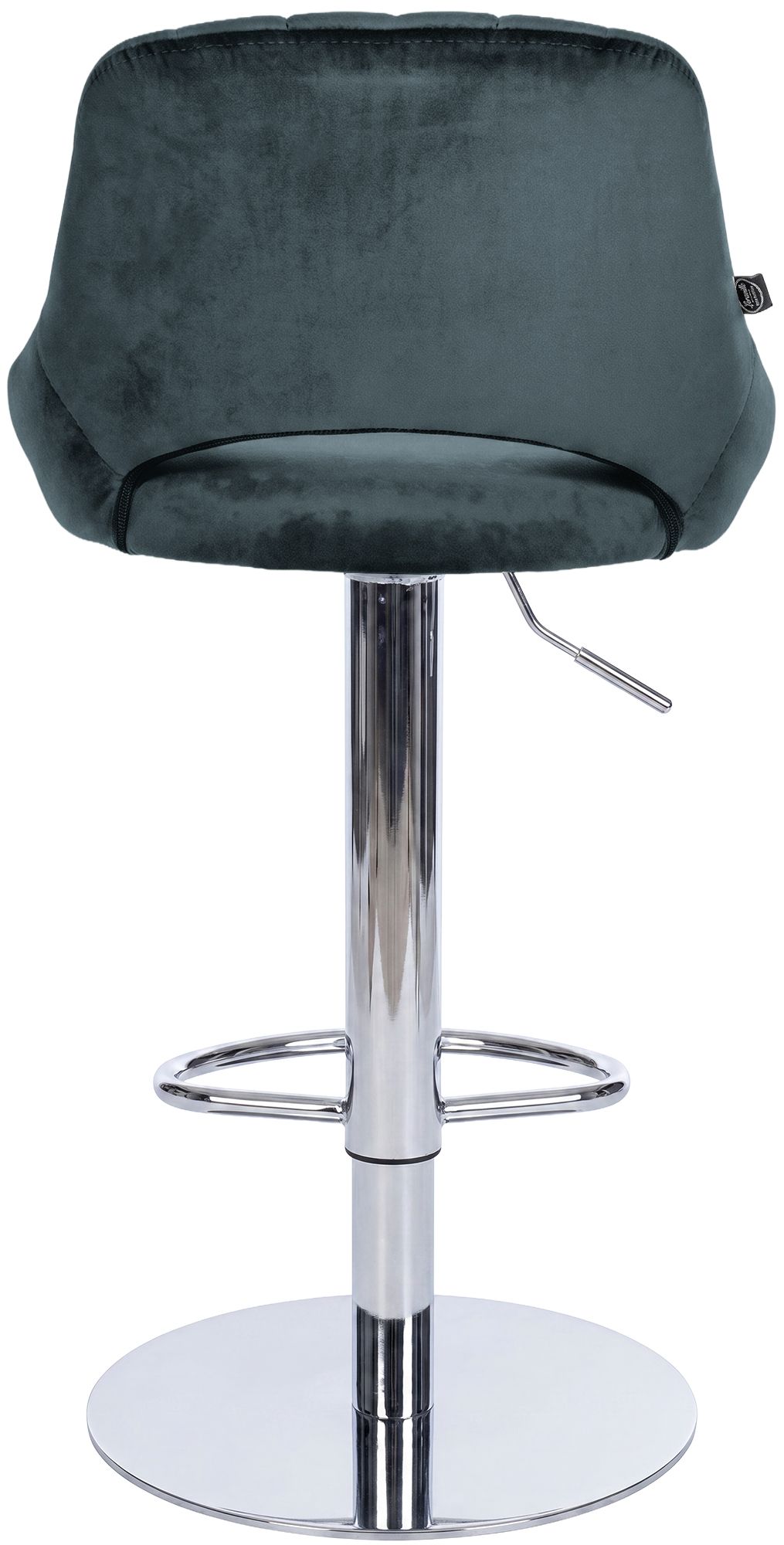 Barhocker Milet Chrom mit extra schwerem Standfuß