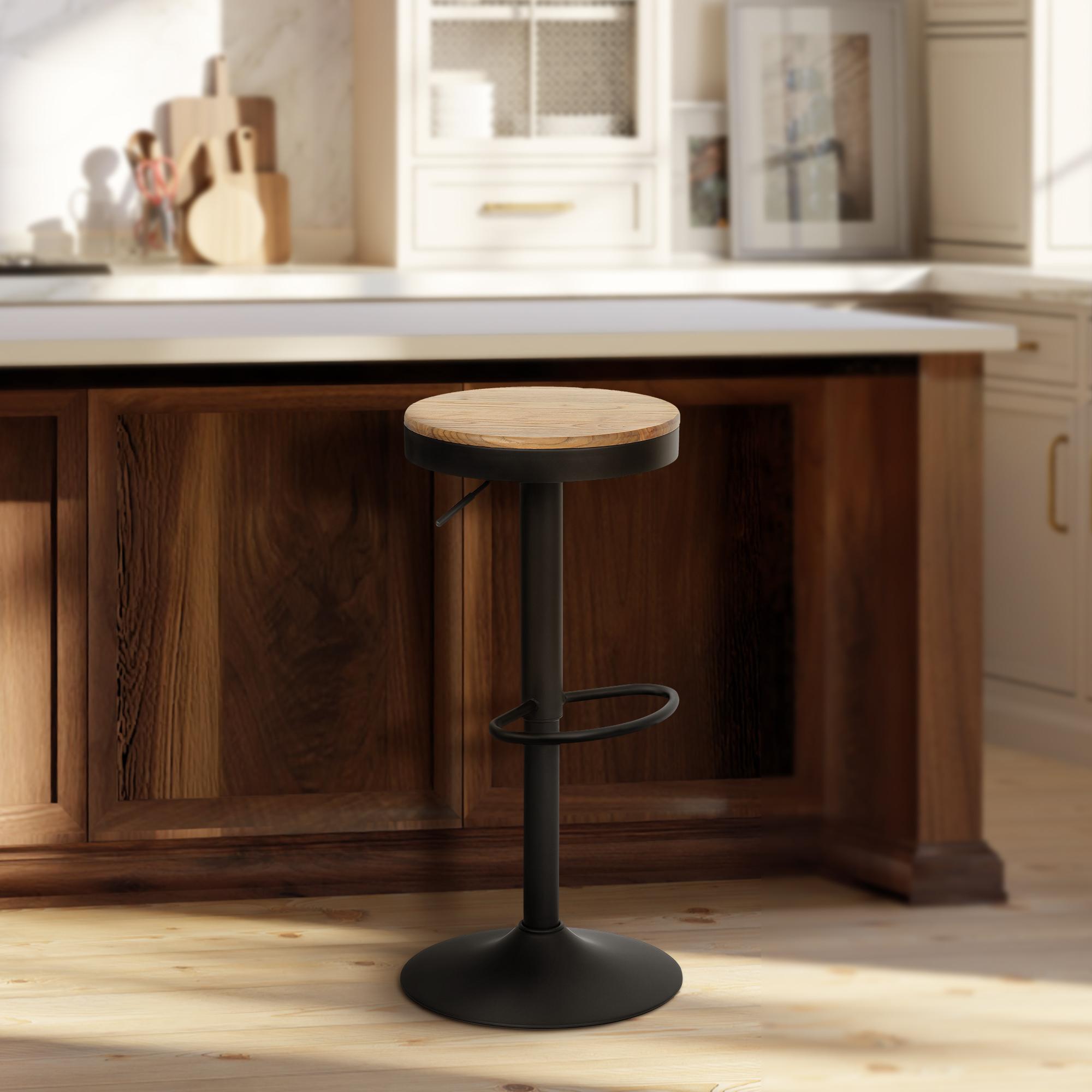 Barhocker Pitas Ulmenholz