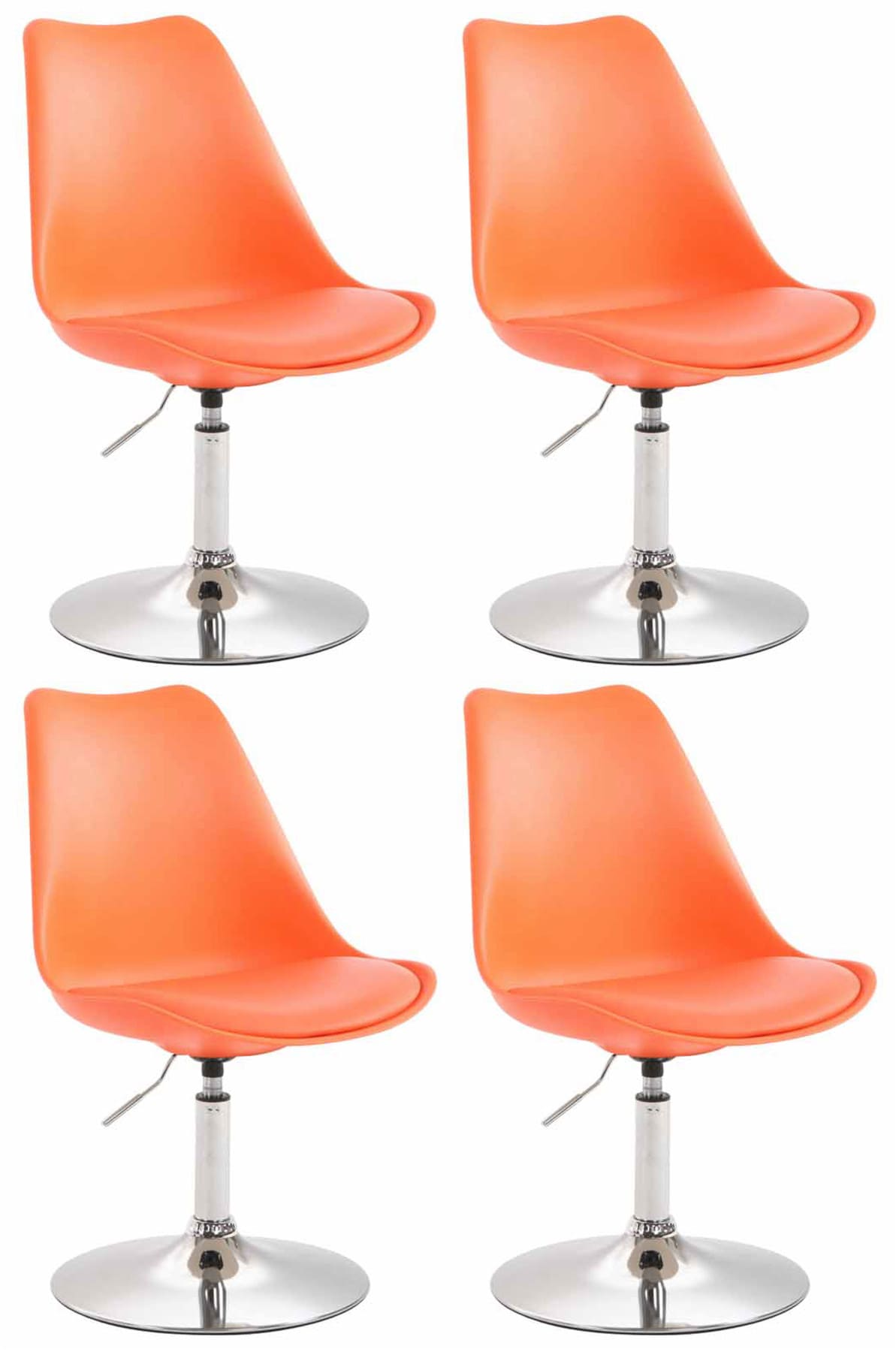 4er Set Esszimmerstühle Maverick Kunststoff