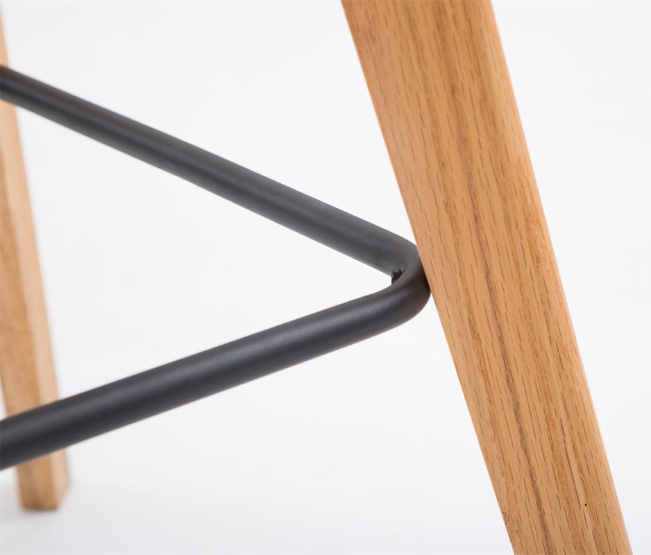 2er Set Barhocker Metz Kunststoff, mit Lehne