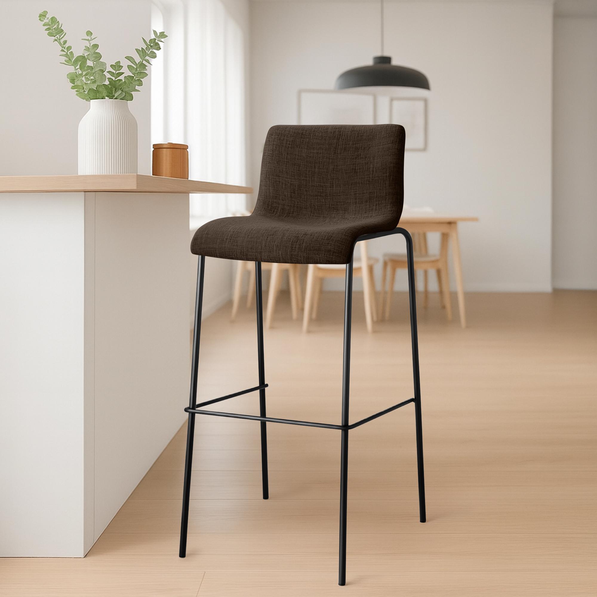 Barhocker Hover Stoff Vierfußgestell